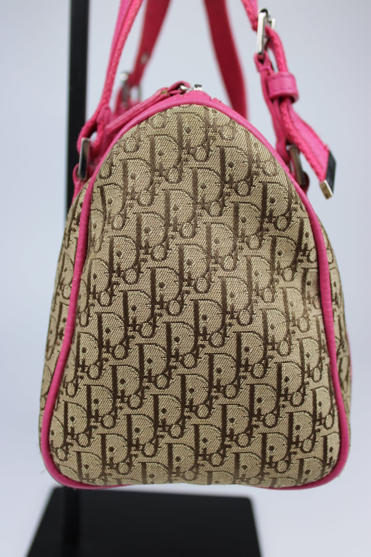 Dior Monogram Columbus Boston Bag 2005