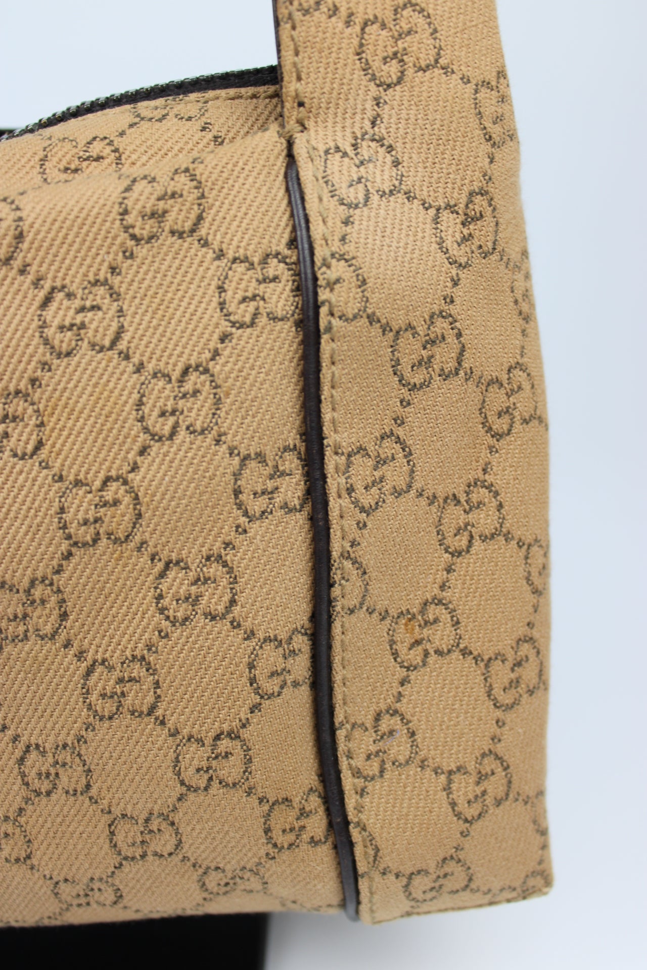 Gucci Monogram Denim Shoulder Bag