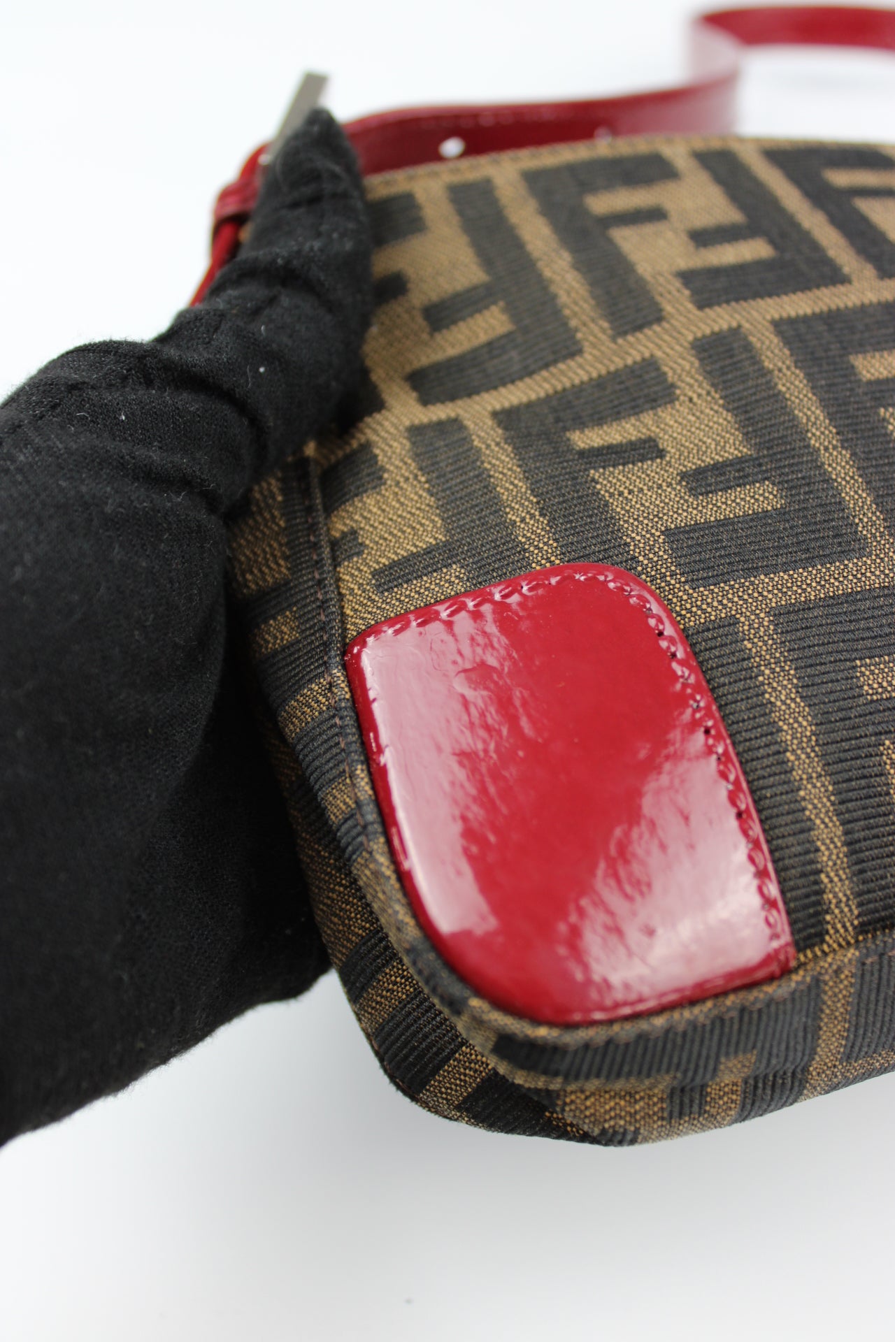 Fendi Zucca Pochette Bag (Restored)