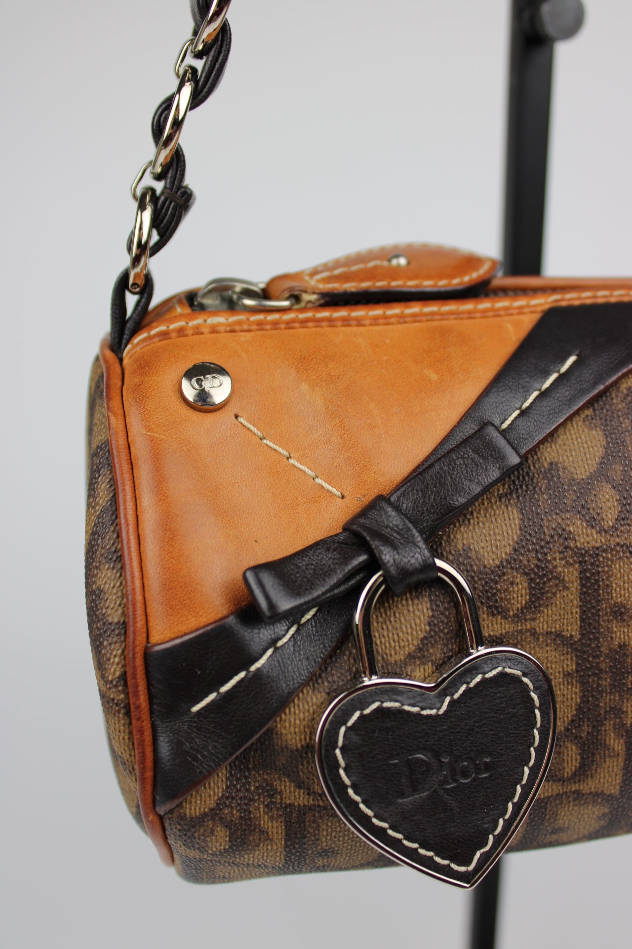 Dior Monogram Romantique Barrel Bag 2007
