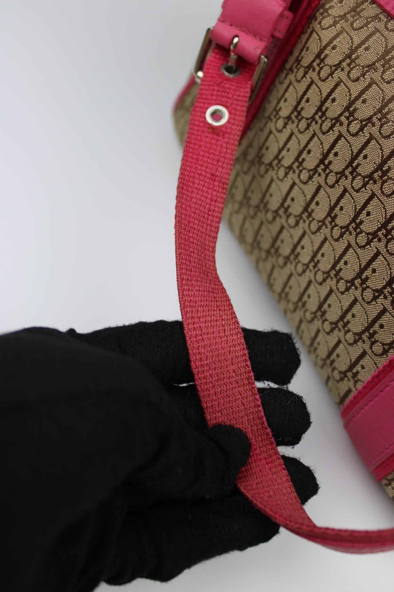 Dior Monogram Columbus Boston Bag 2005