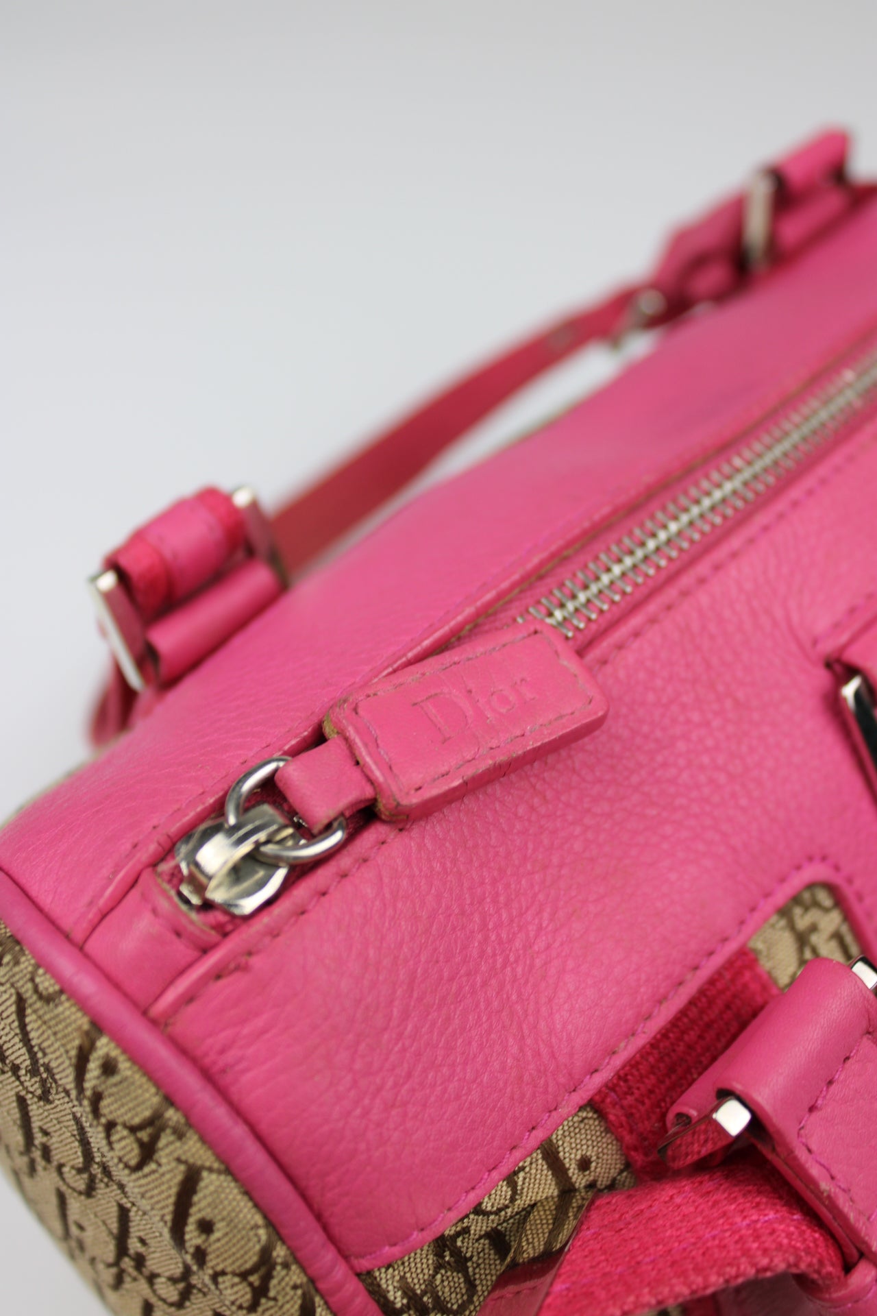 Dior Monogram Columbus Boston Bag 2005