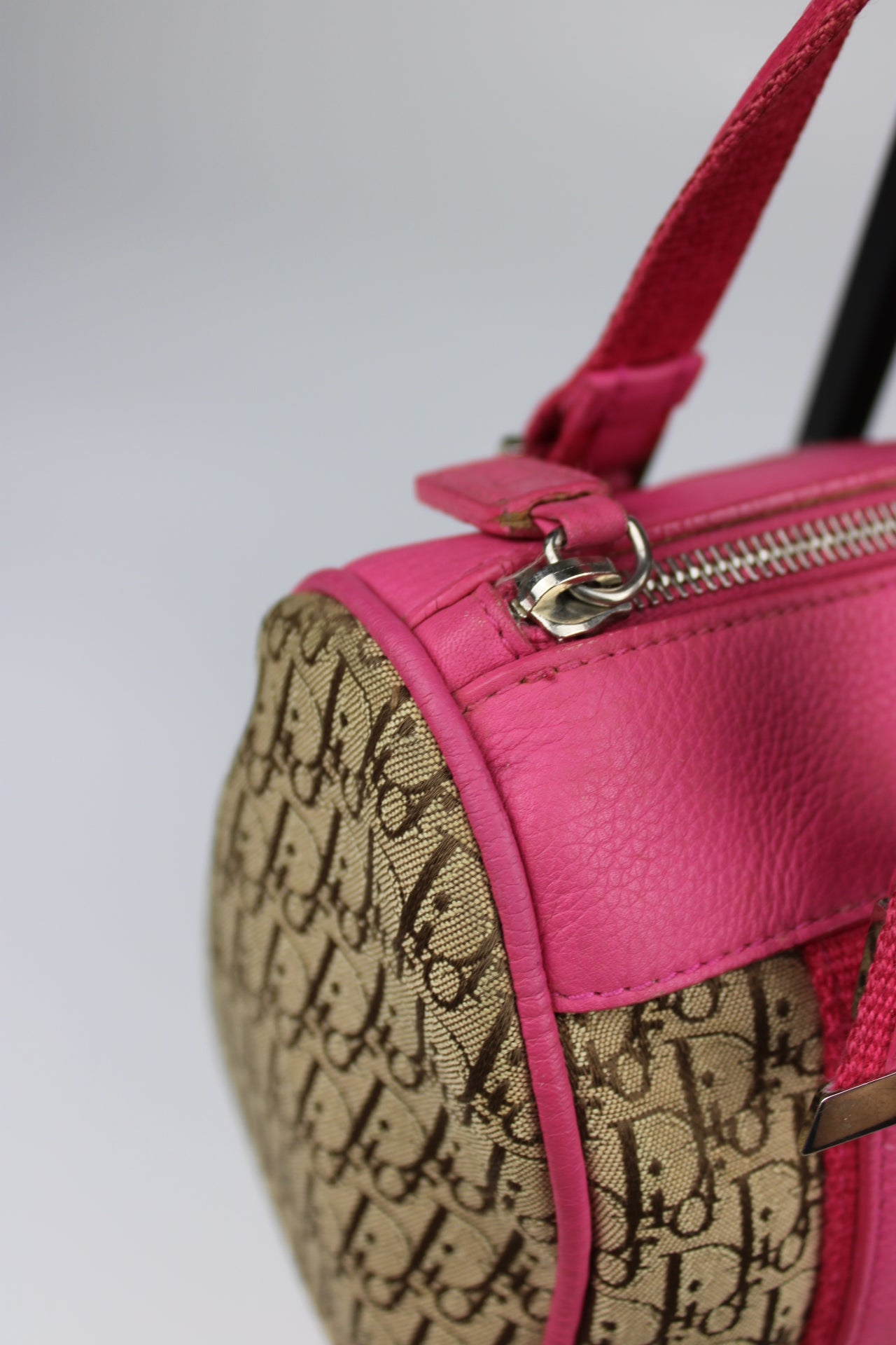 Dior Monogram Columbus Boston Bag 2005