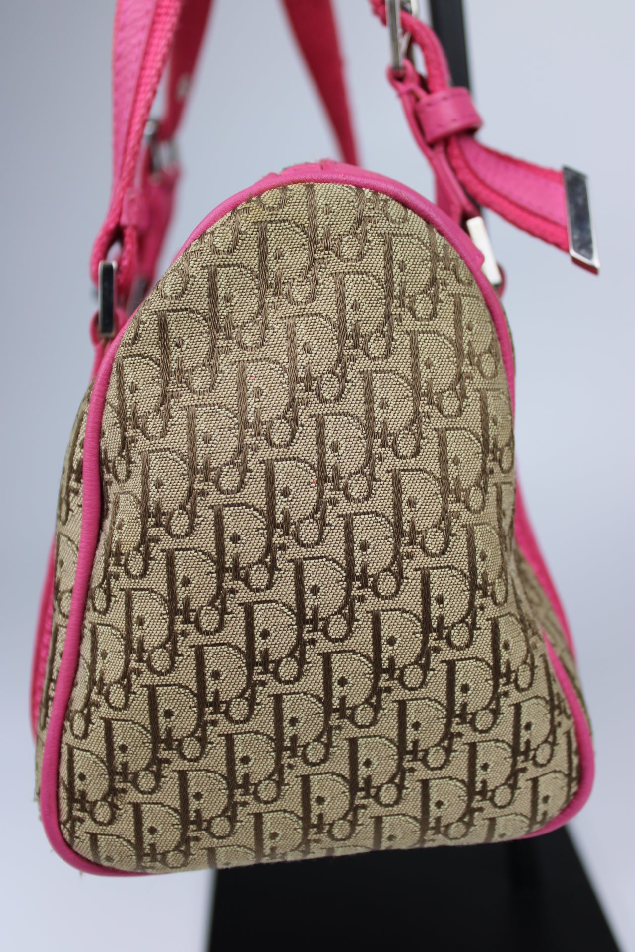Dior Monogram Columbus Boston Bag 2005
