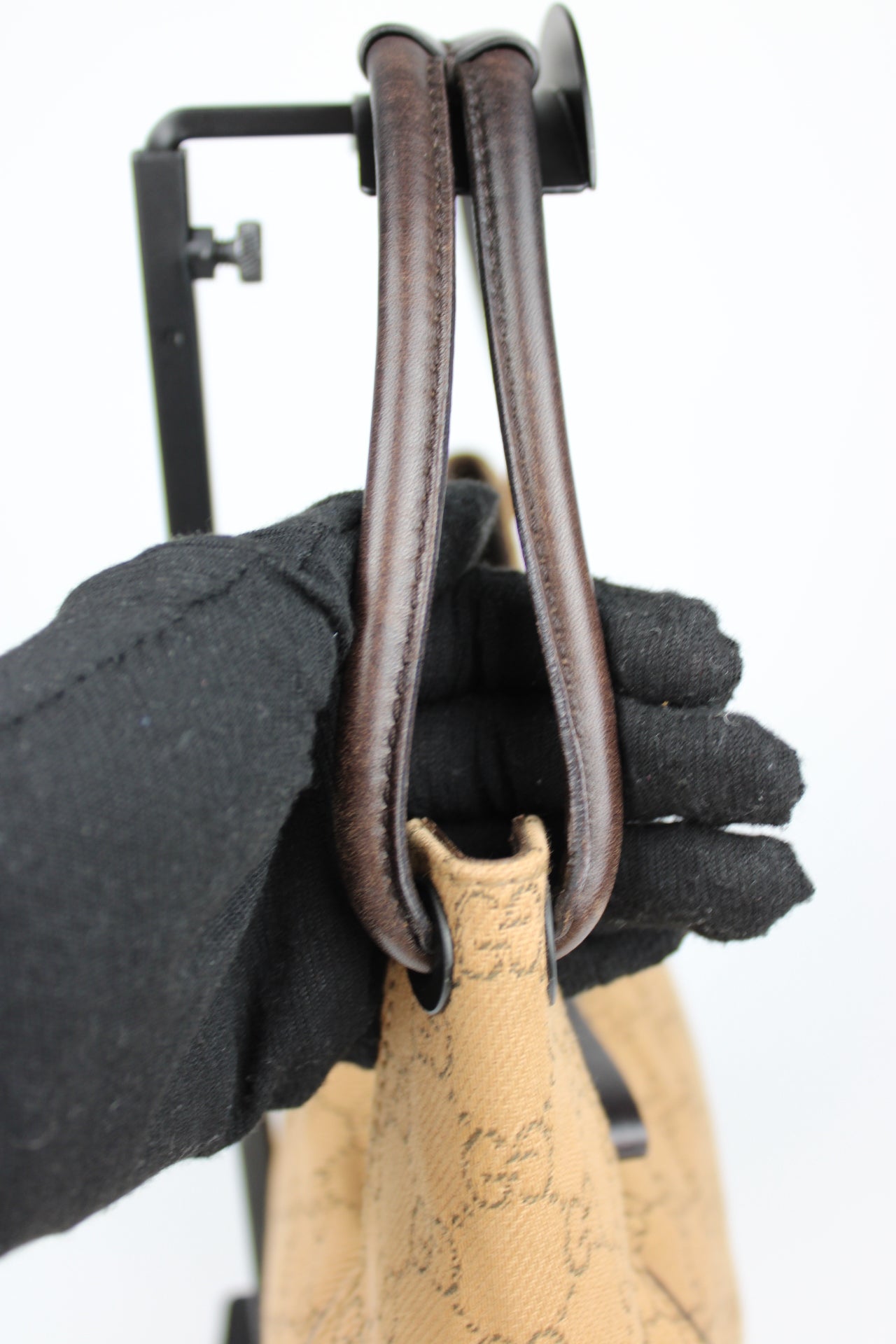 Gucci Monogram Denim Shoulder Bag