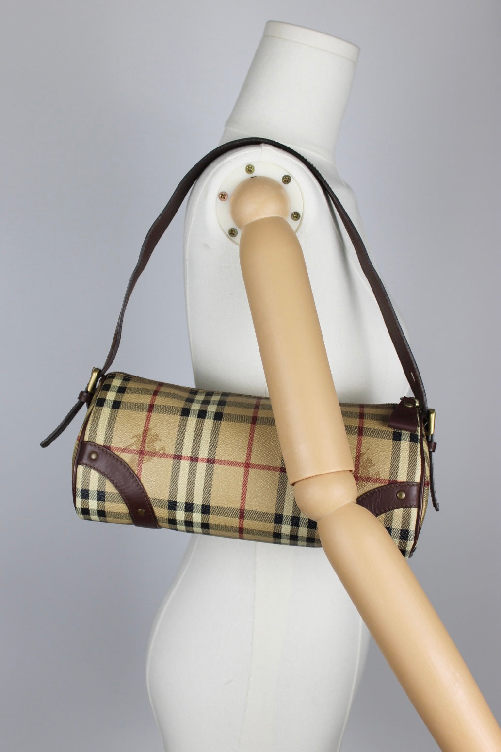 Burberry Haymarket Shoulder Bag 2005