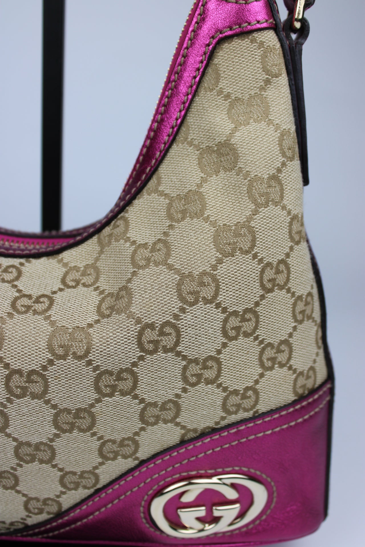 Gucci Monogram Britt Hobo Bag
