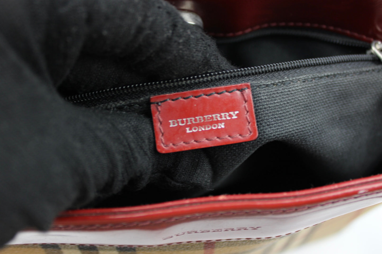 Burberry Haymarket Shoulder Bag 2003