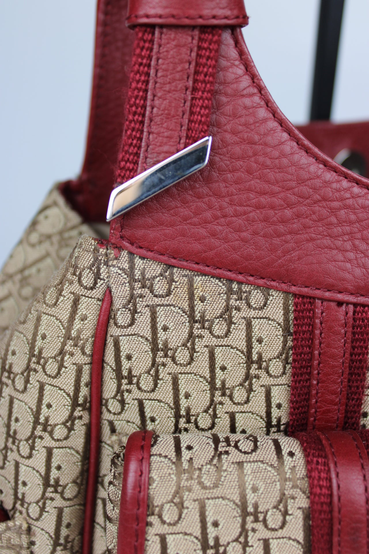 Dior Monogram Columbus Hobo Bag 2006