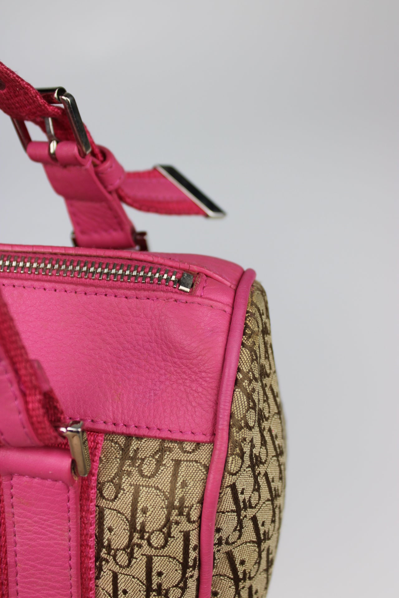 Dior Monogram Columbus Boston Bag 2005
