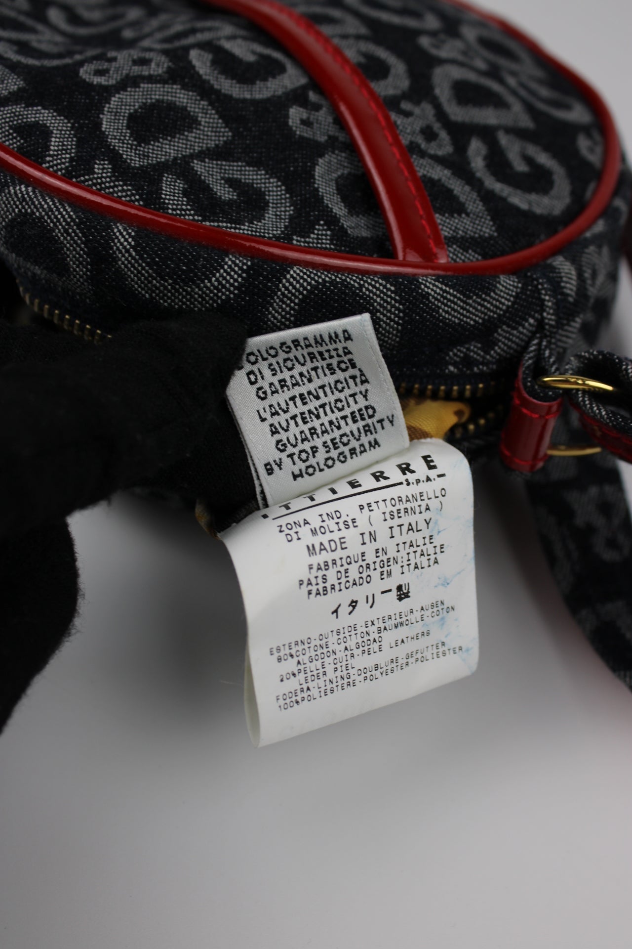 Dolce & Gabbana Monogram Denim Cross Body Bag