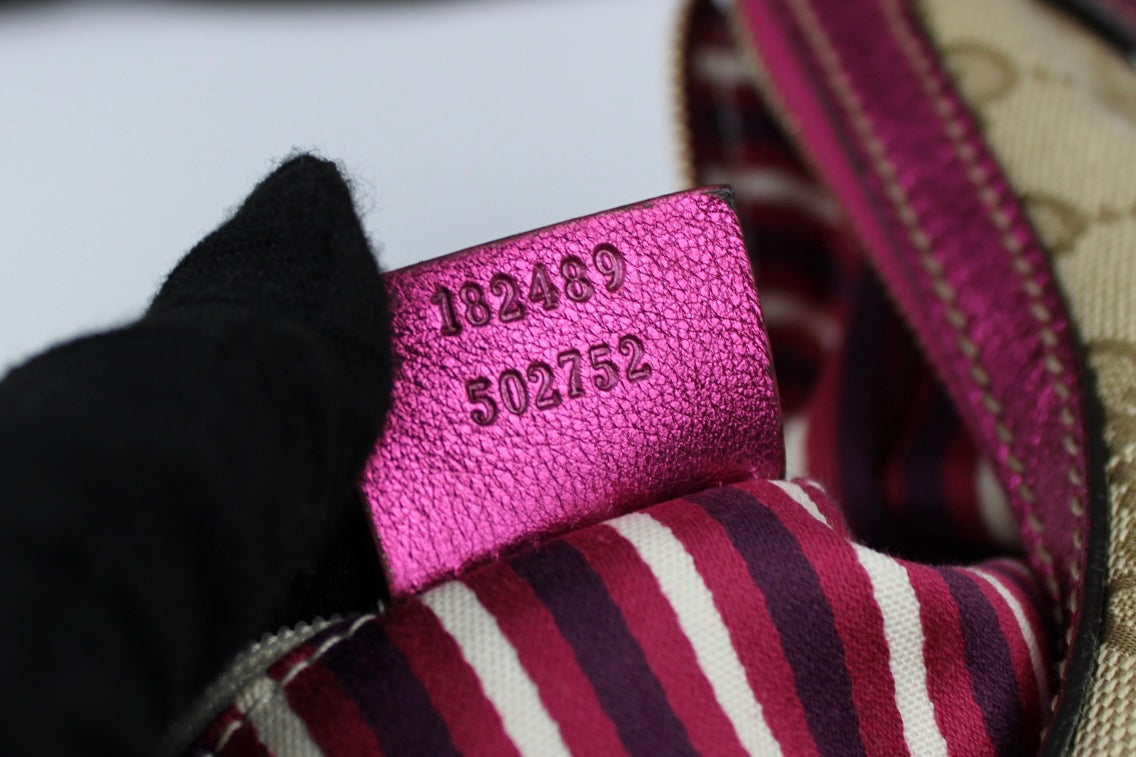 Gucci Monogram Britt Hobo Bag