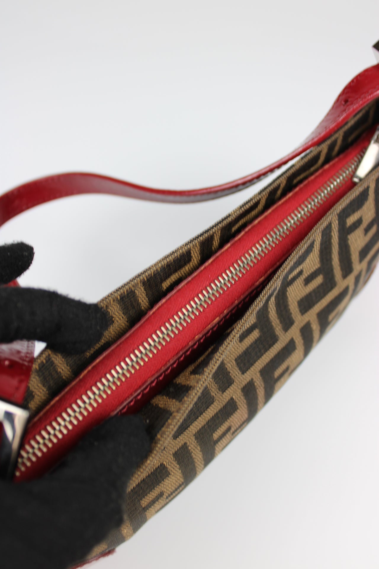 Fendi Zucca Pochette Bag (Restored)