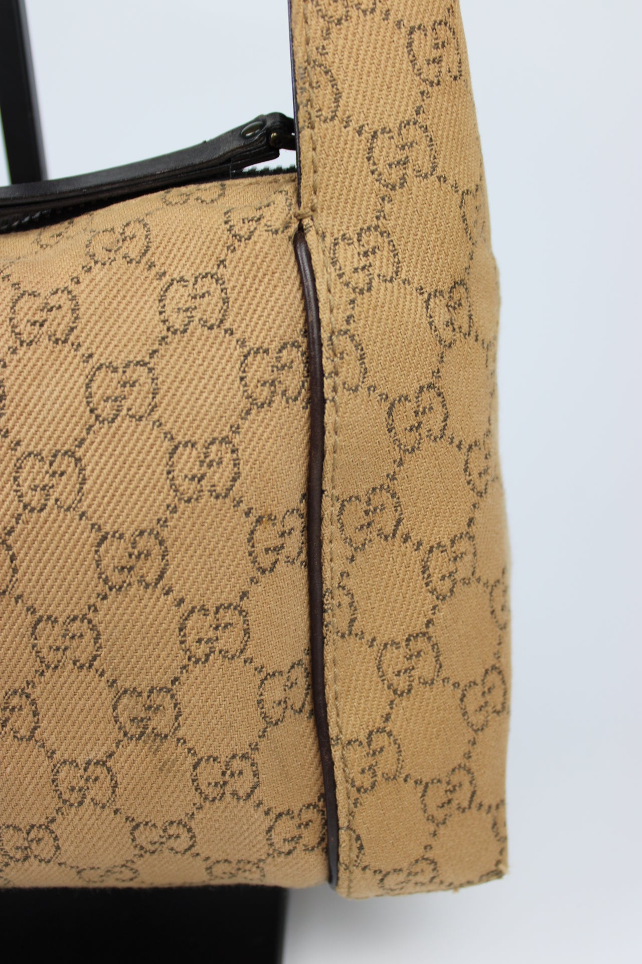 Gucci Monogram Denim Shoulder Bag