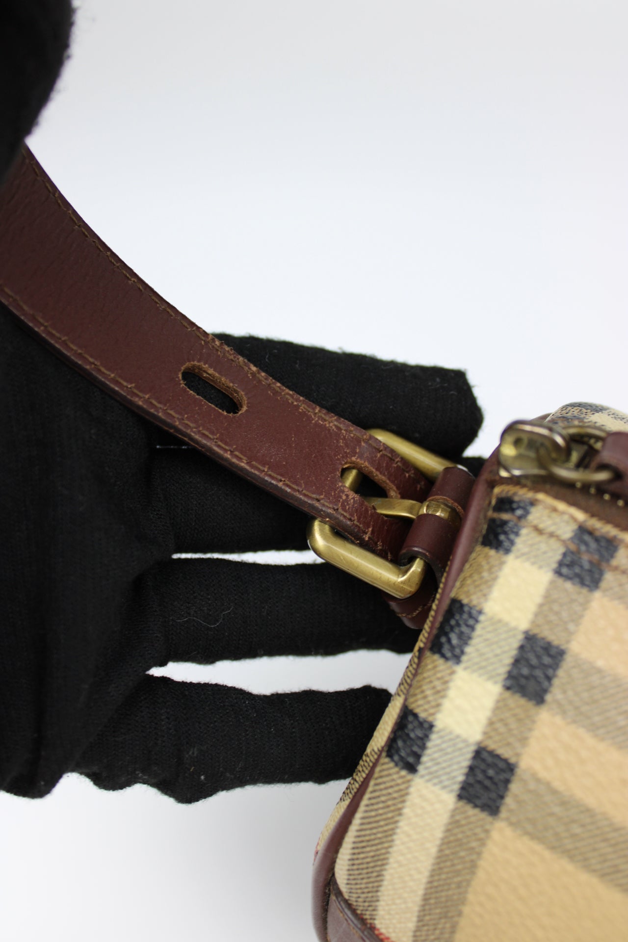 Burberry Haymarket Shoulder Bag 2005