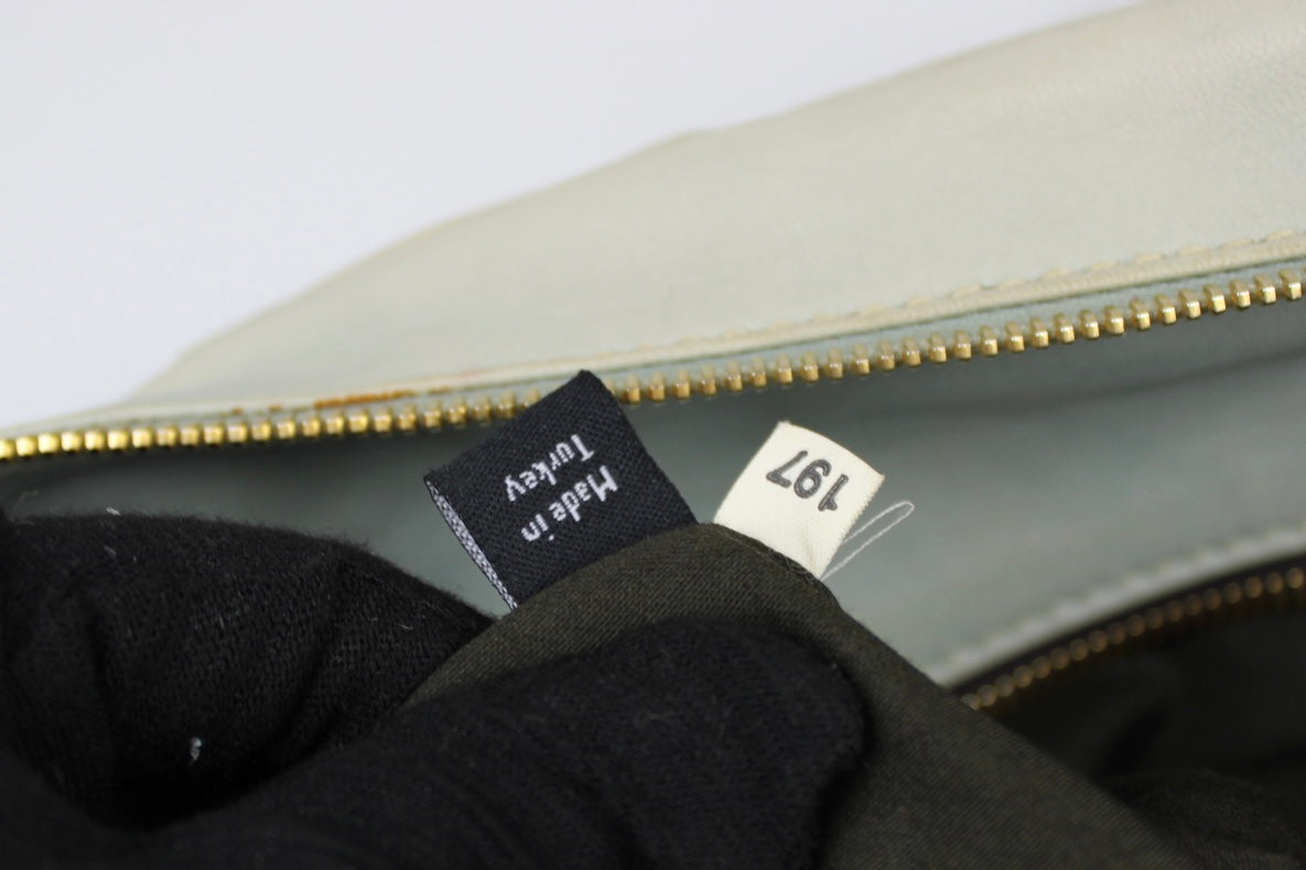 Miu Miu Leather Marbled Strap Shoulder Bag
