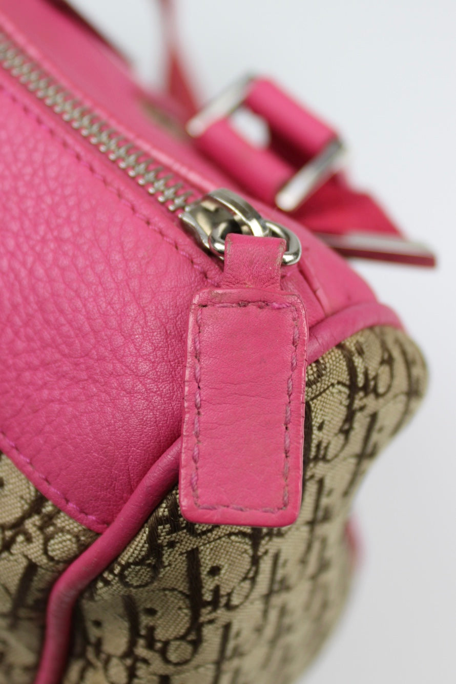 Dior Monogram Columbus Boston Bag 2005