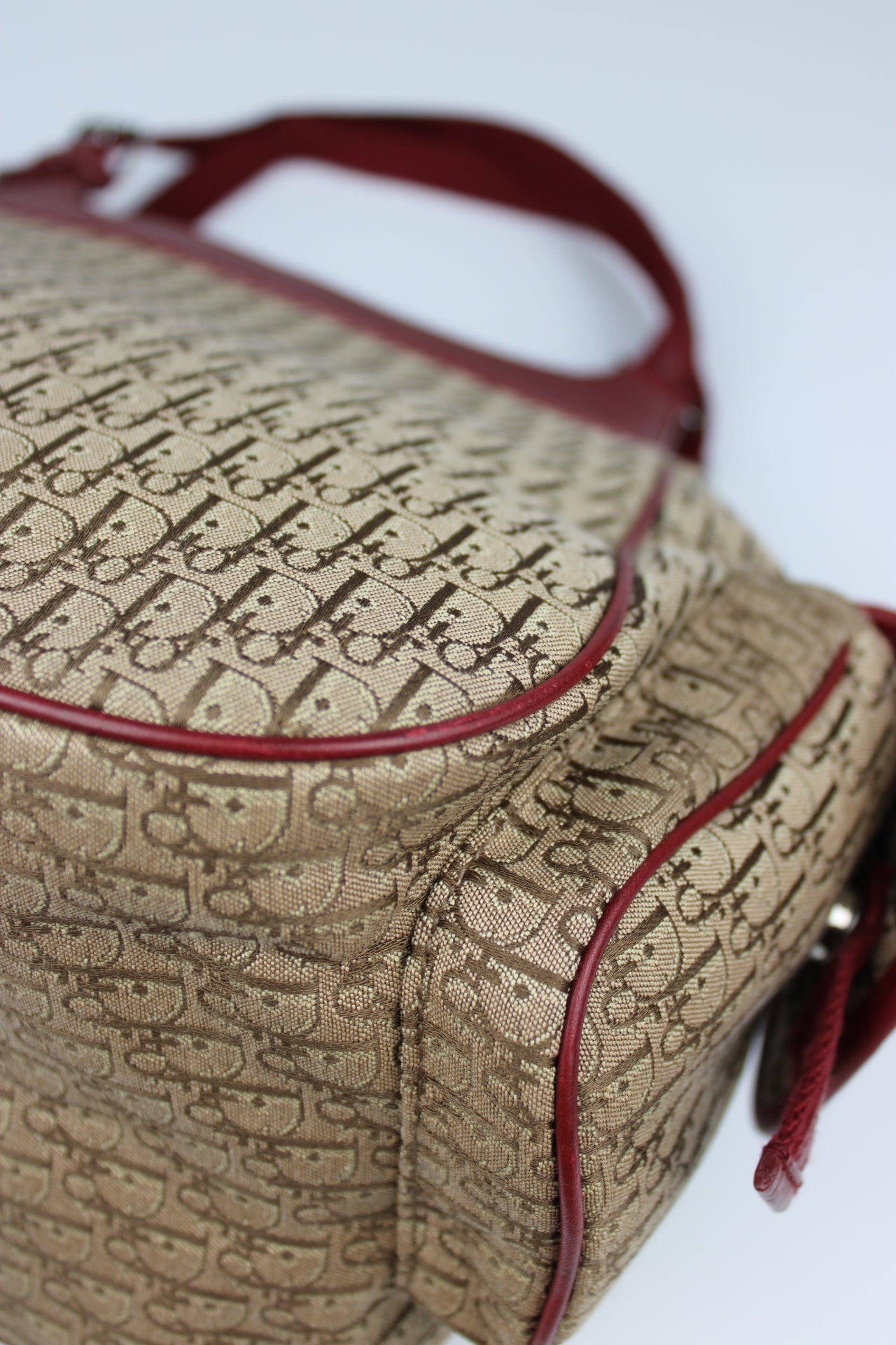 Dior Monogram Columbus Hobo Bag 2006