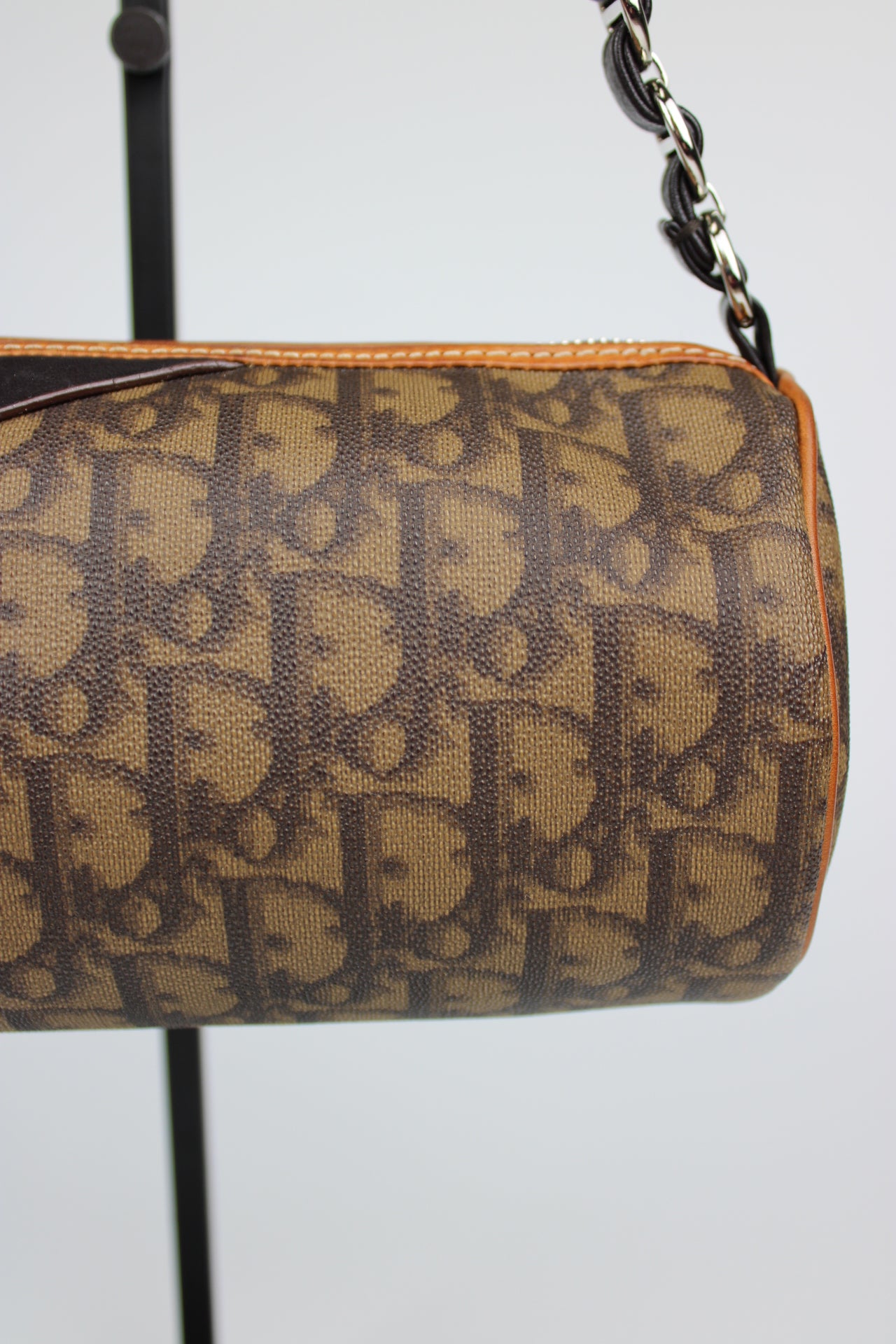 Dior Monogram Romantique Barrel Bag 2007