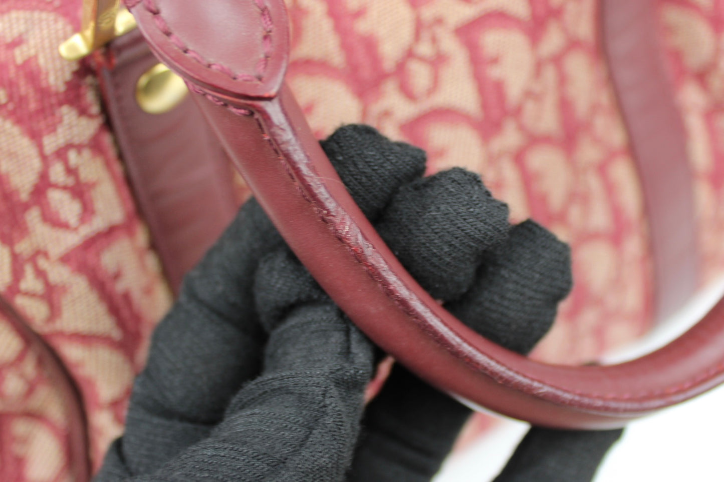 Dior Monogram Trotter Boston Bag 2004