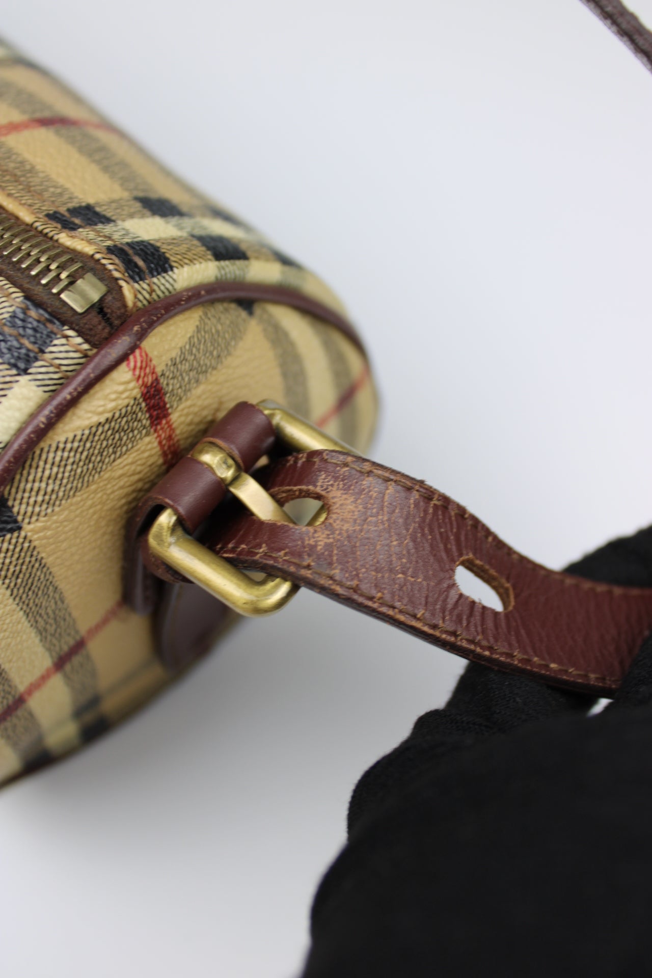 Burberry Haymarket Shoulder Bag 2005