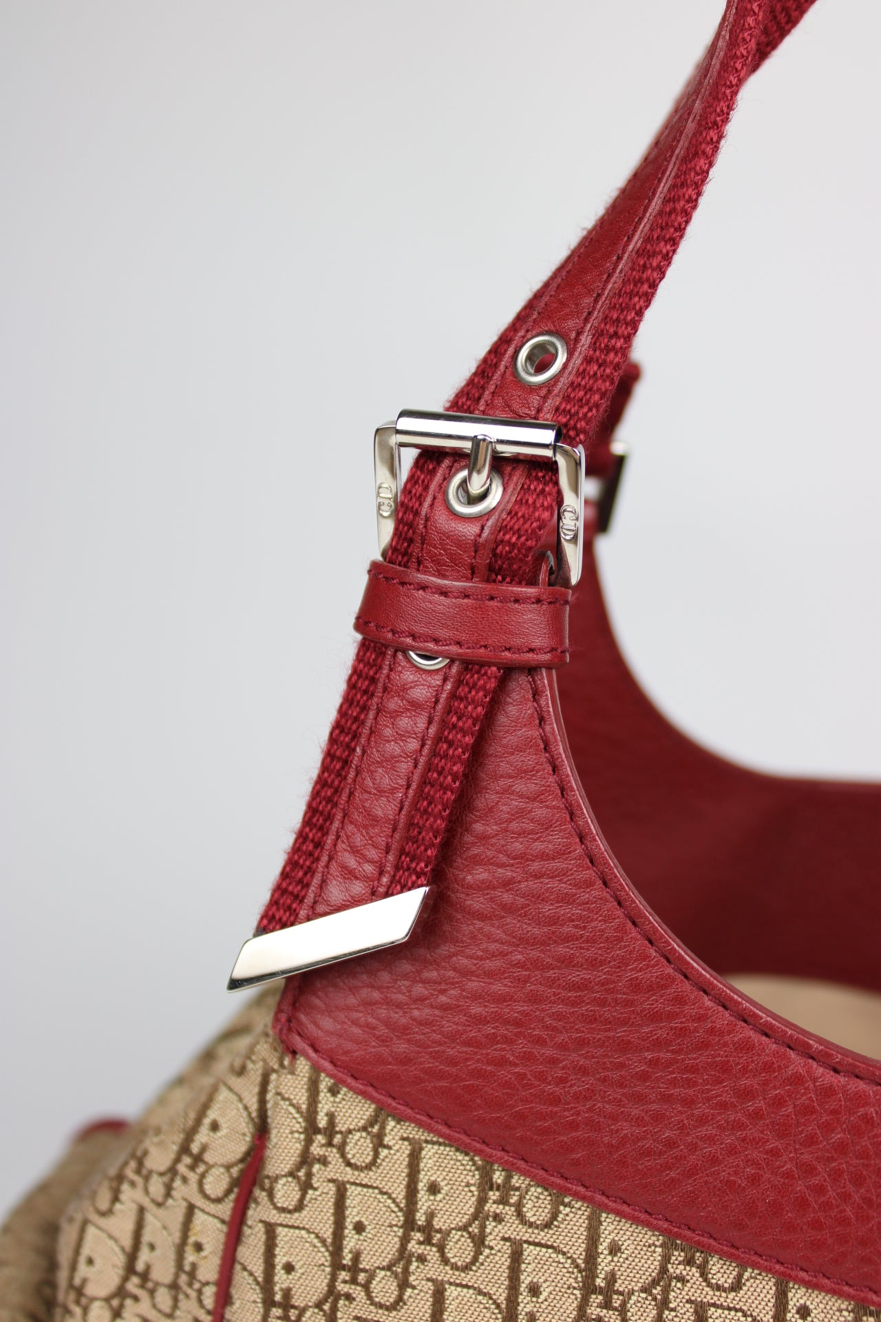 Dior Monogram Columbus Hobo Bag 2006