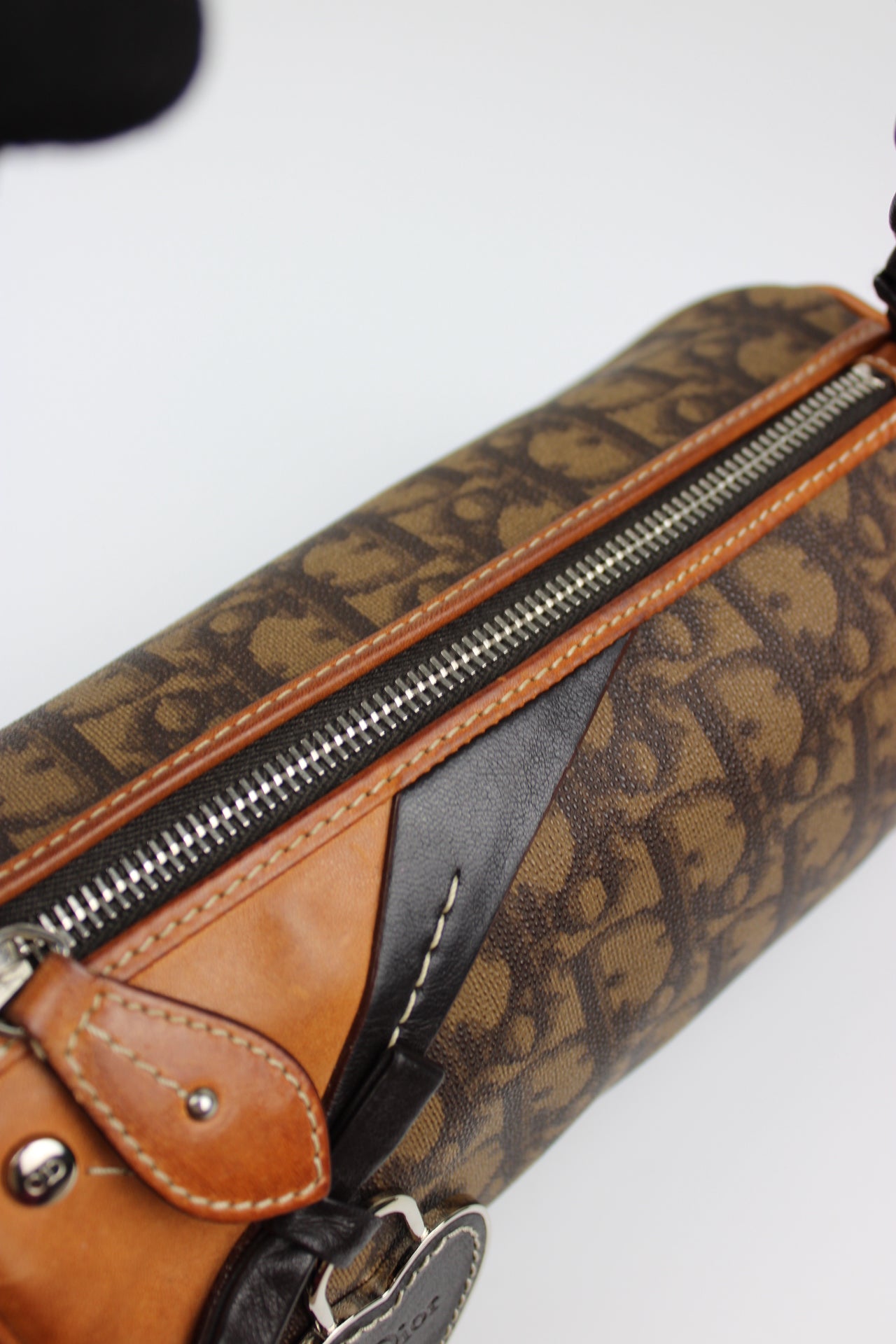 Dior Monogram Romantique Barrel Bag 2007