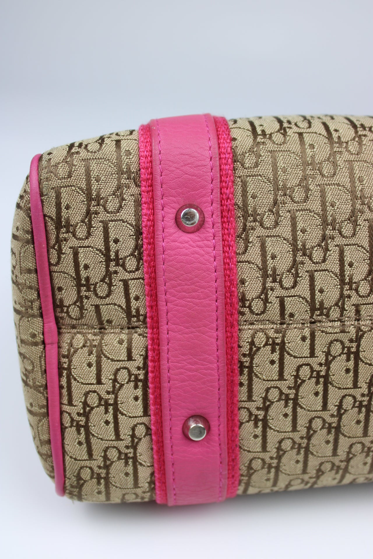 Dior Monogram Columbus Boston Bag 2005