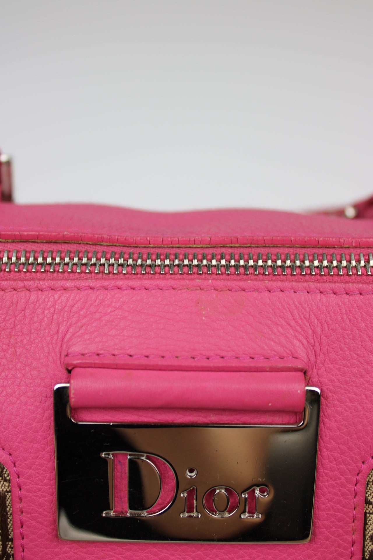 Dior Monogram Columbus Boston Bag 2005
