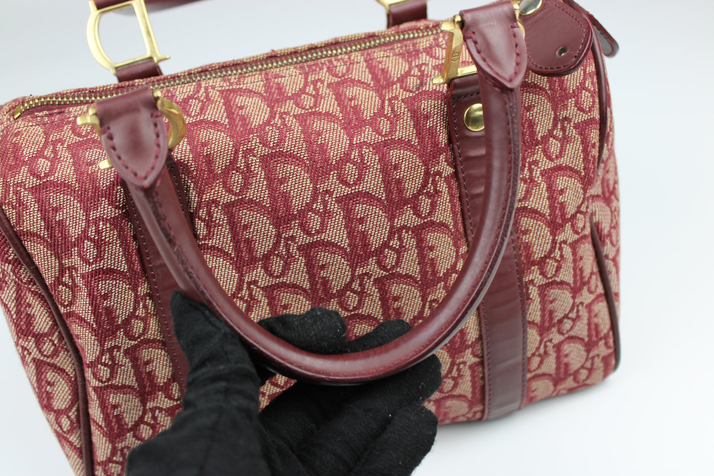 Dior Monogram Trotter Boston Bag 2004