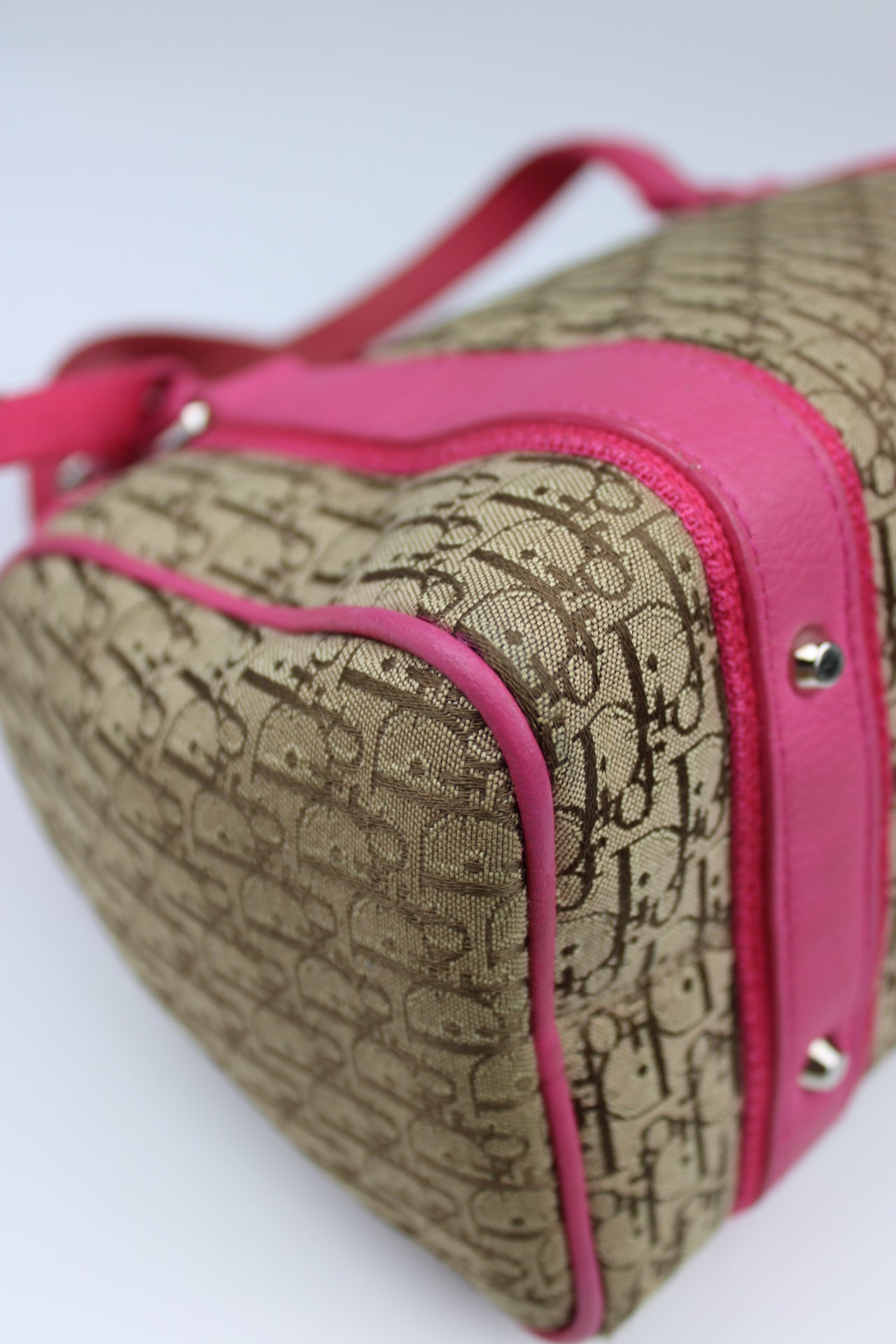 Dior Monogram Columbus Boston Bag 2005