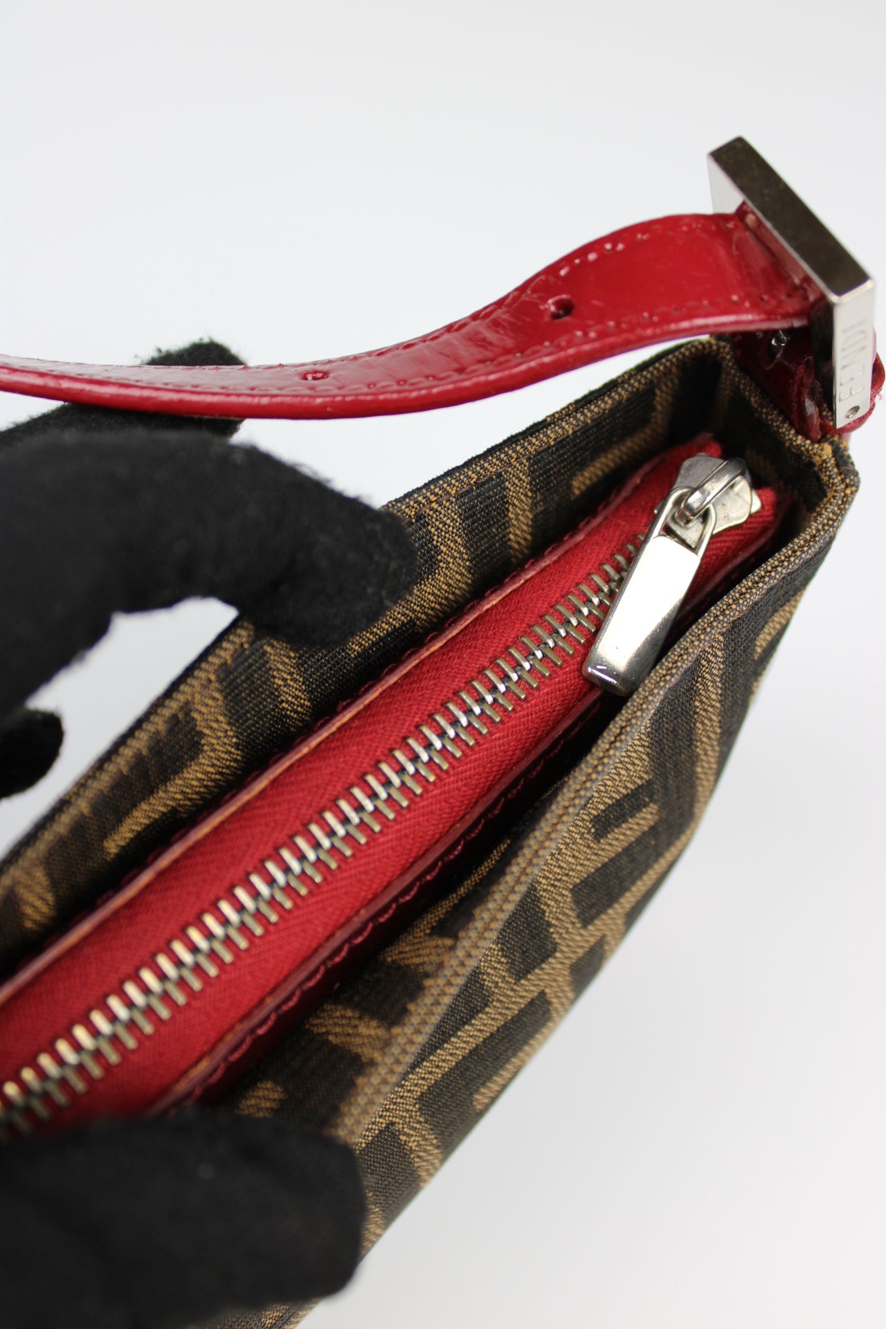 Fendi Zucca Pochette Bag (Restored)