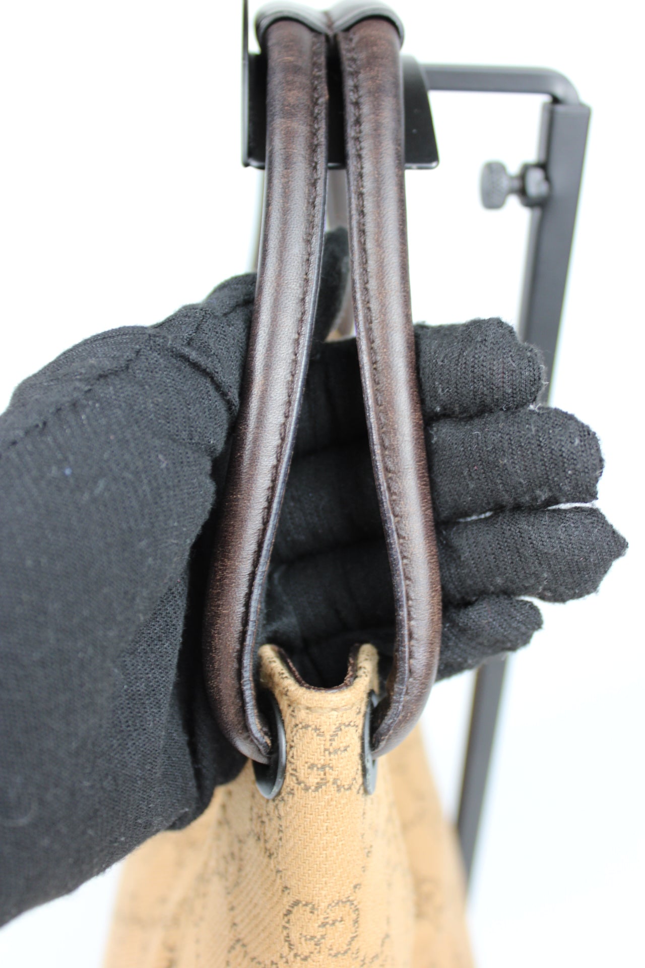 Gucci Monogram Denim Shoulder Bag