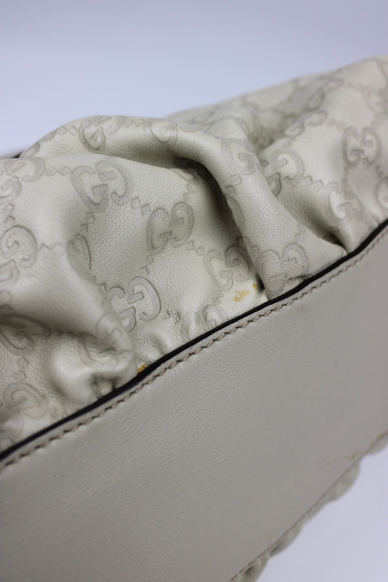 Gucci Monogram Abbey Leather Bag