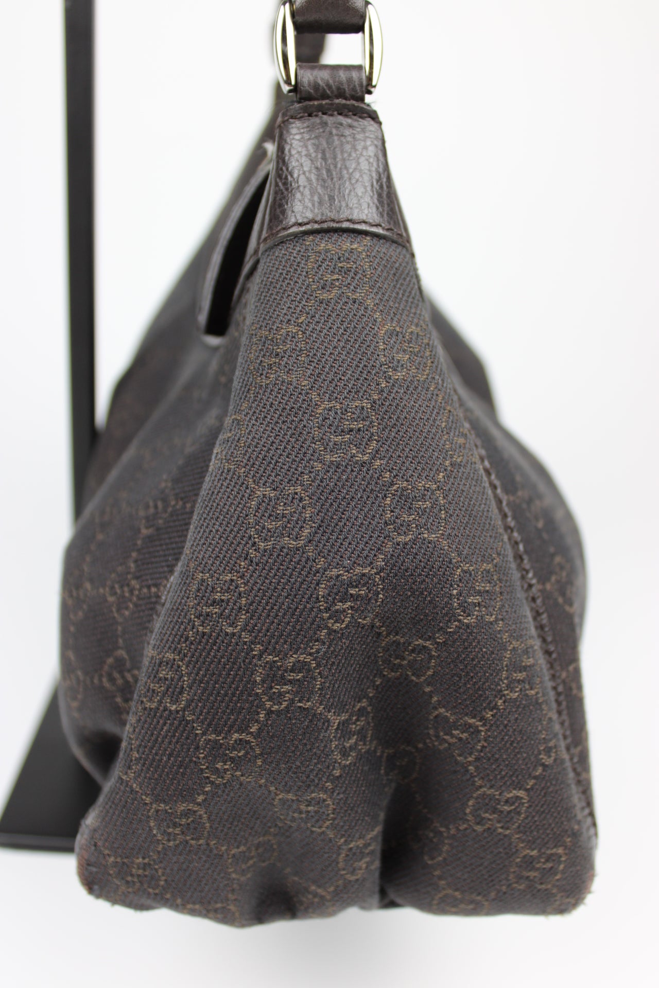 Gucci Monogram Abbey Denim Bag