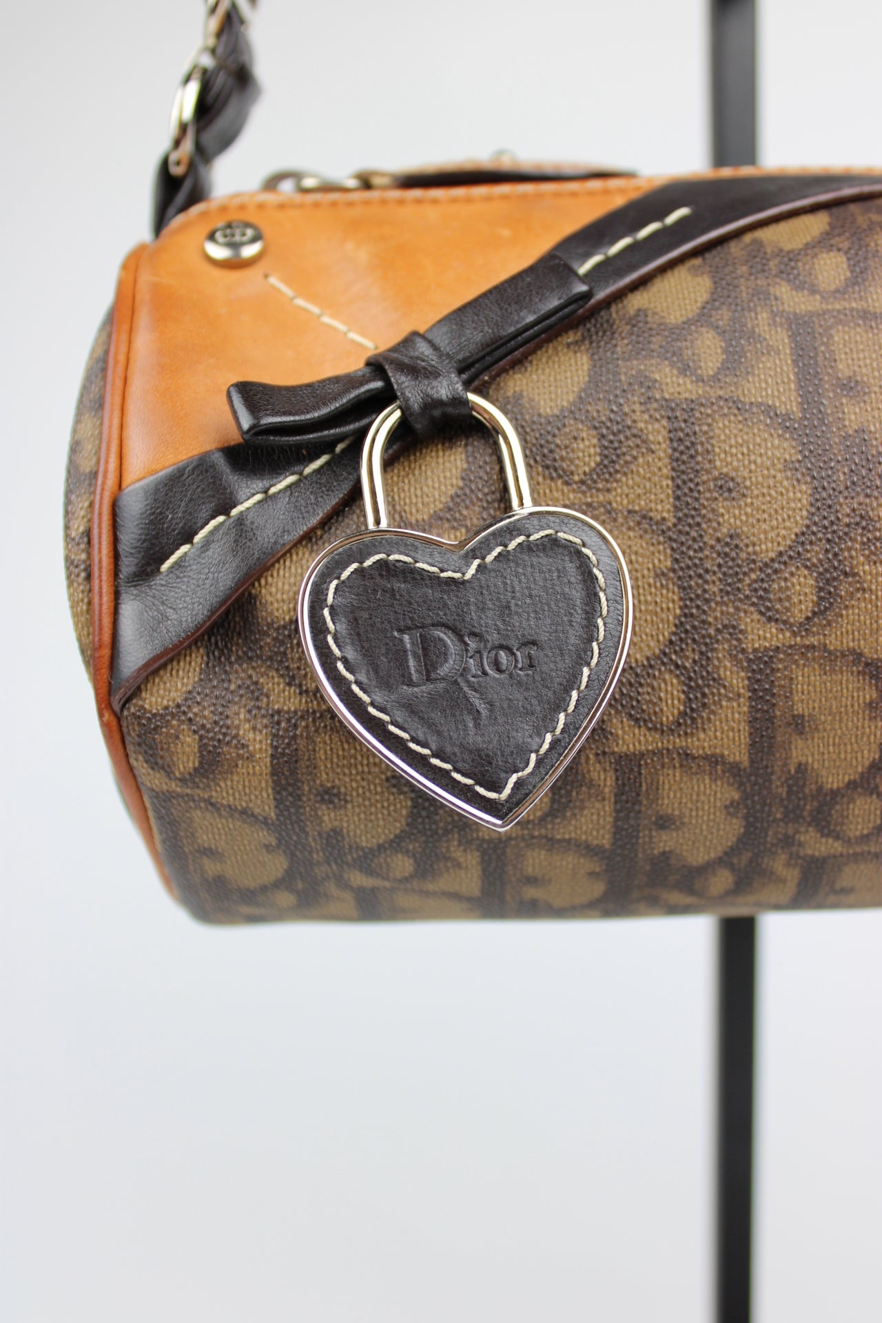 Dior Monogram Romantique Barrel Bag 2007