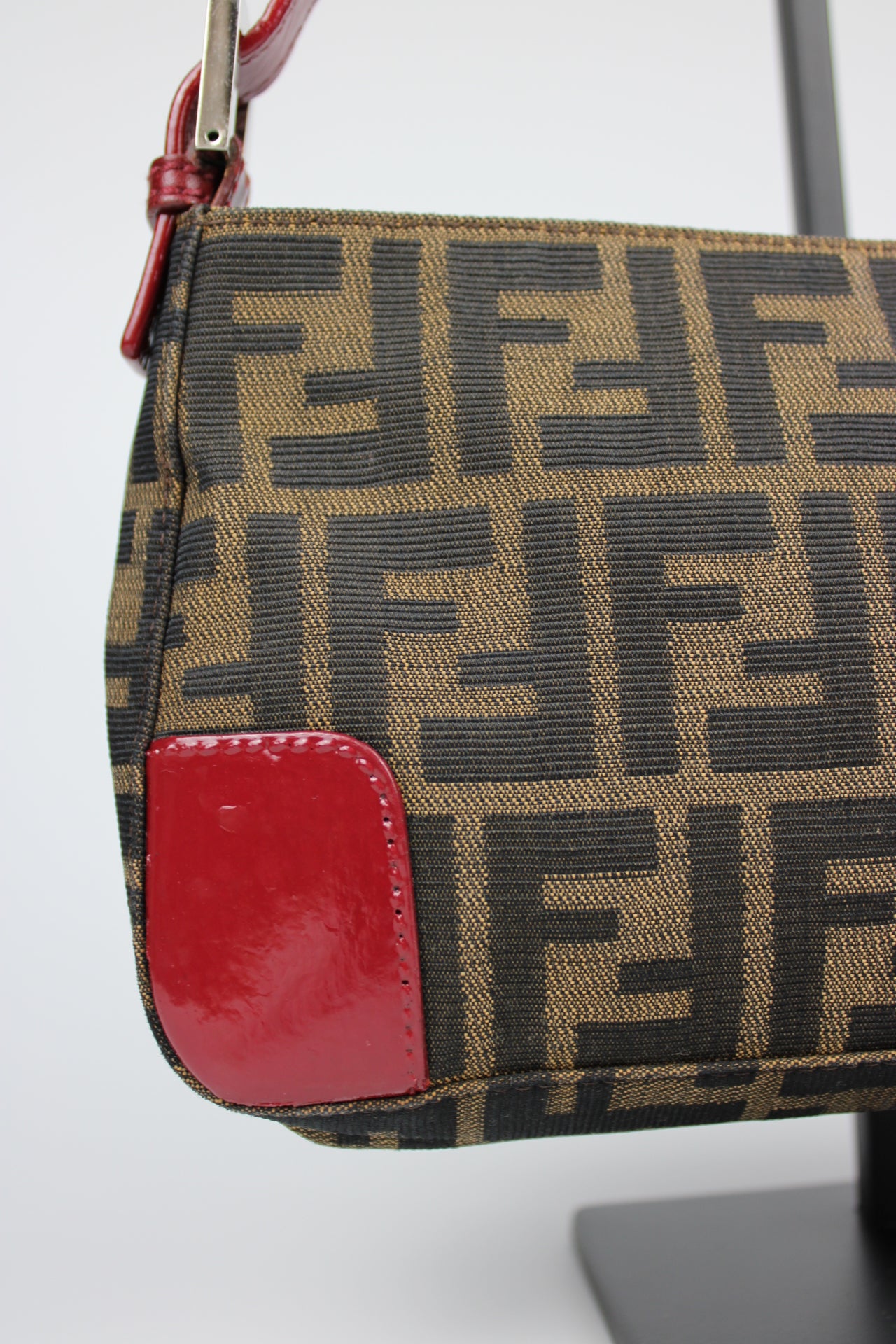 Fendi Zucca Pochette Bag (Restored)