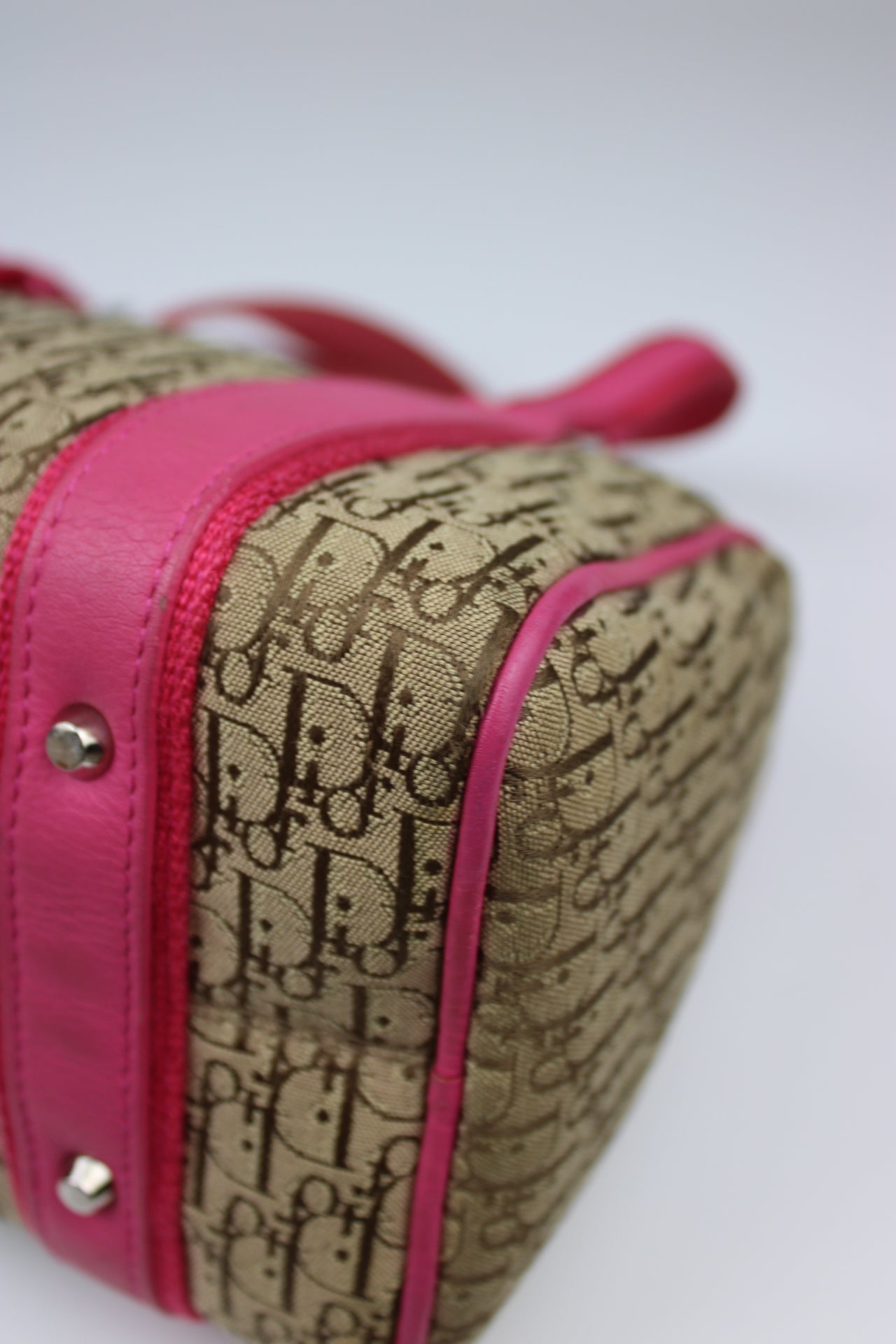 Dior Monogram Columbus Boston Bag 2005