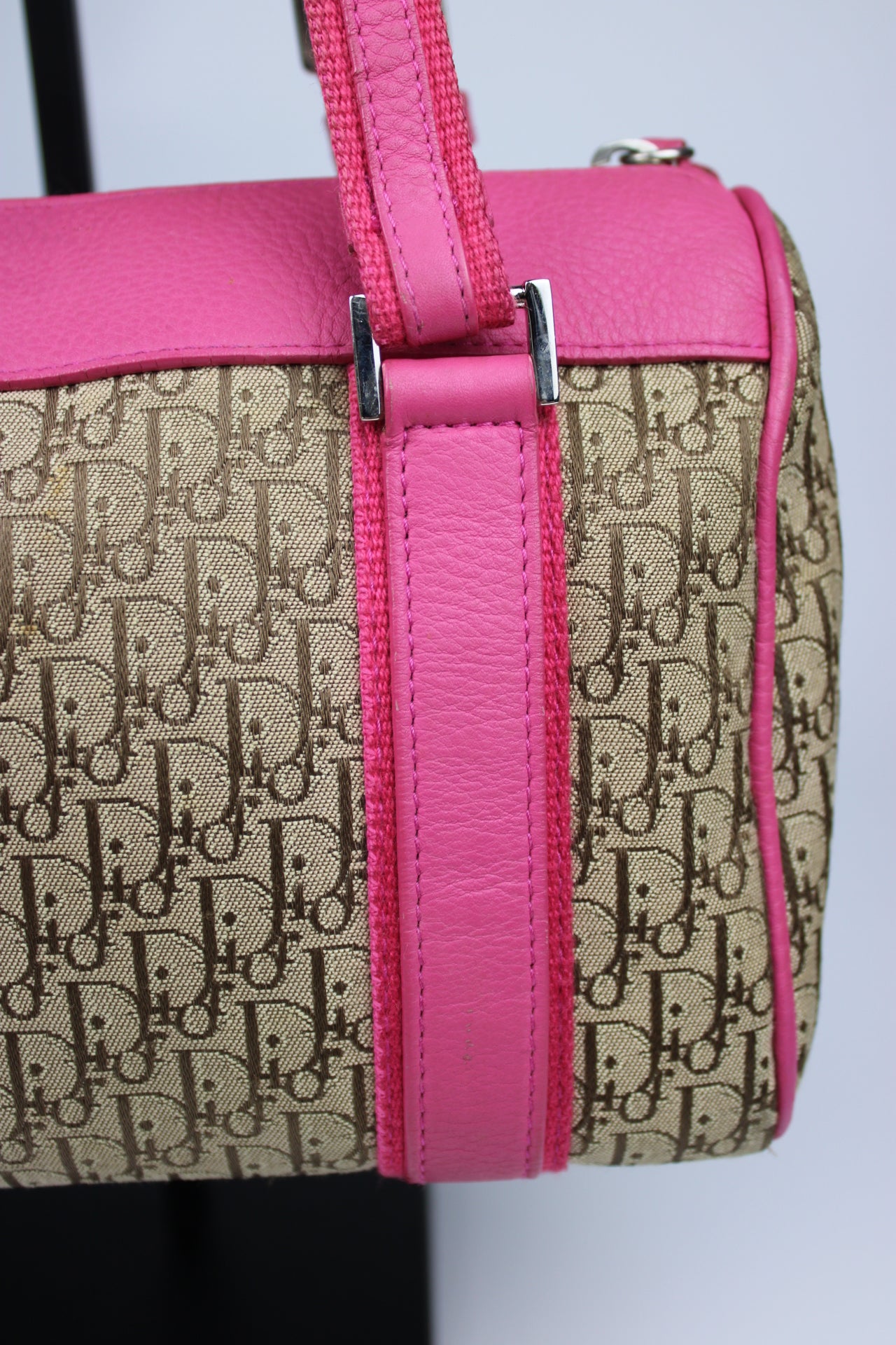 Dior Monogram Columbus Boston Bag 2005