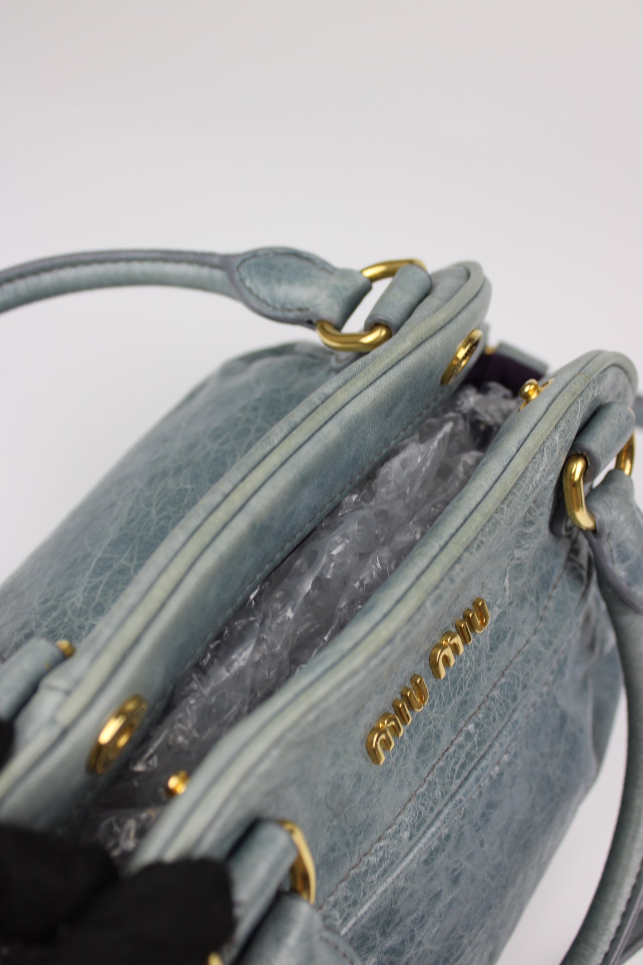 Miu Miu Nappa Charm Leather Bag 2009