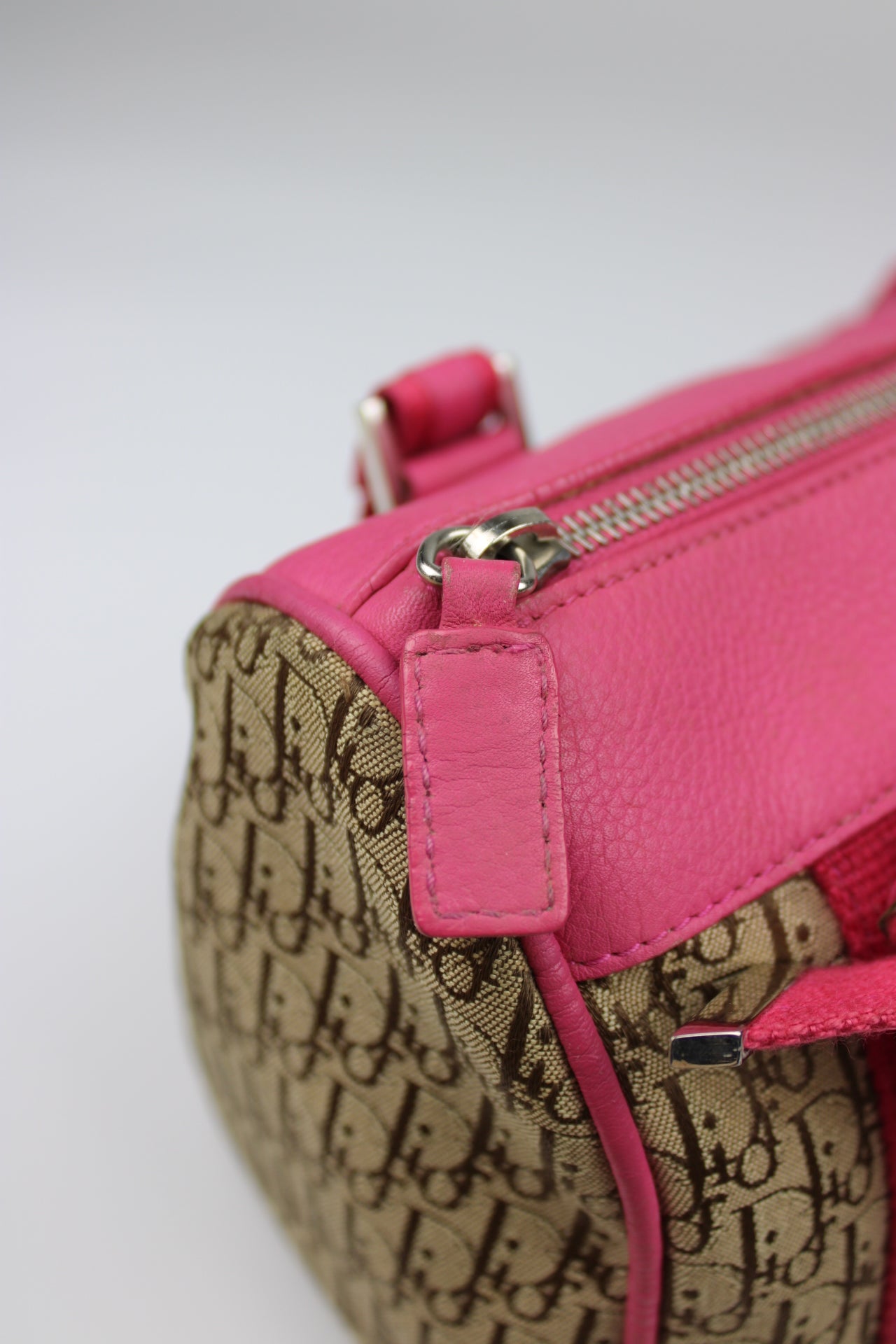 Dior Monogram Columbus Boston Bag 2005