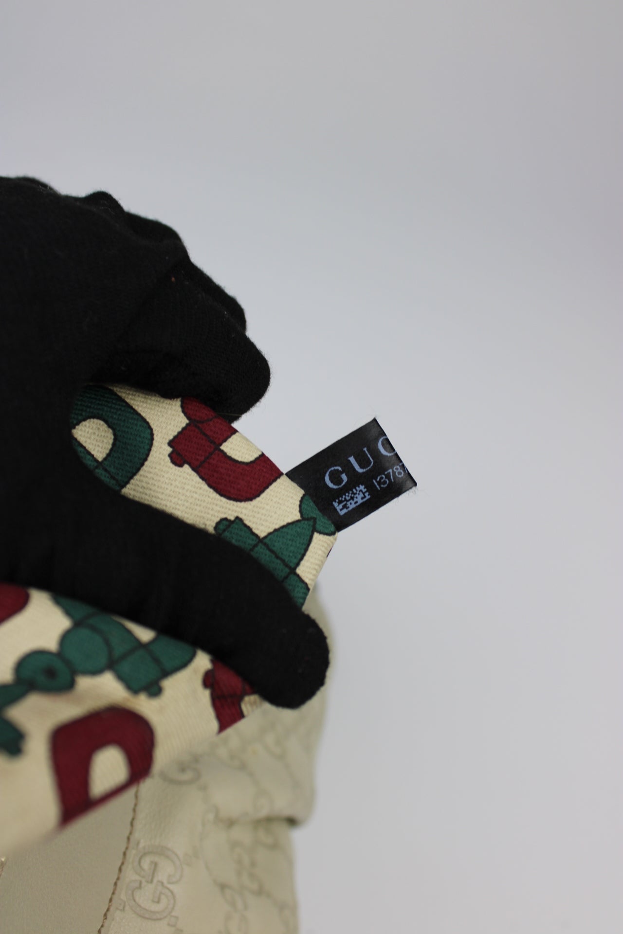 Gucci Monogram Abbey Leather Bag