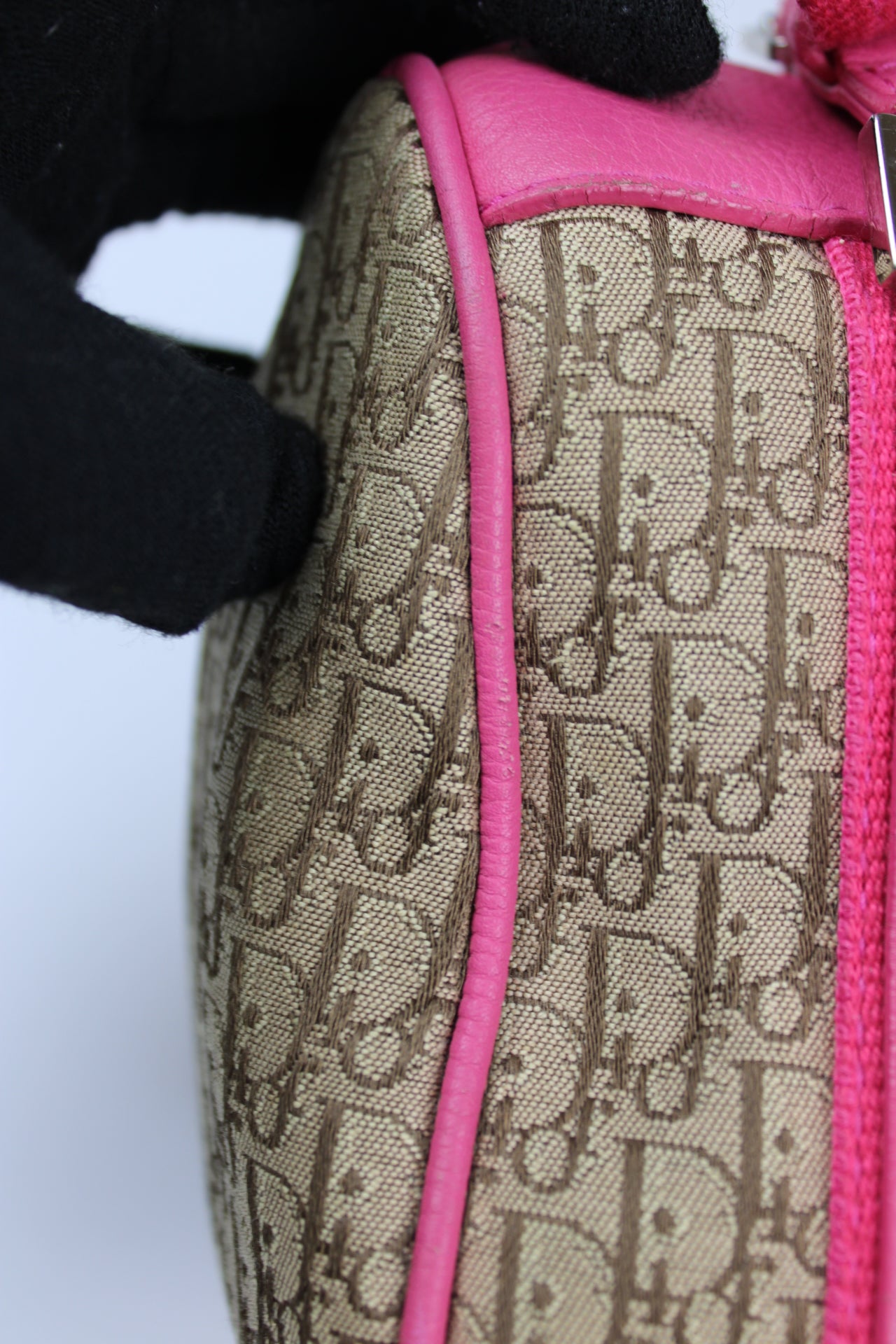 Dior Monogram Columbus Boston Bag 2005