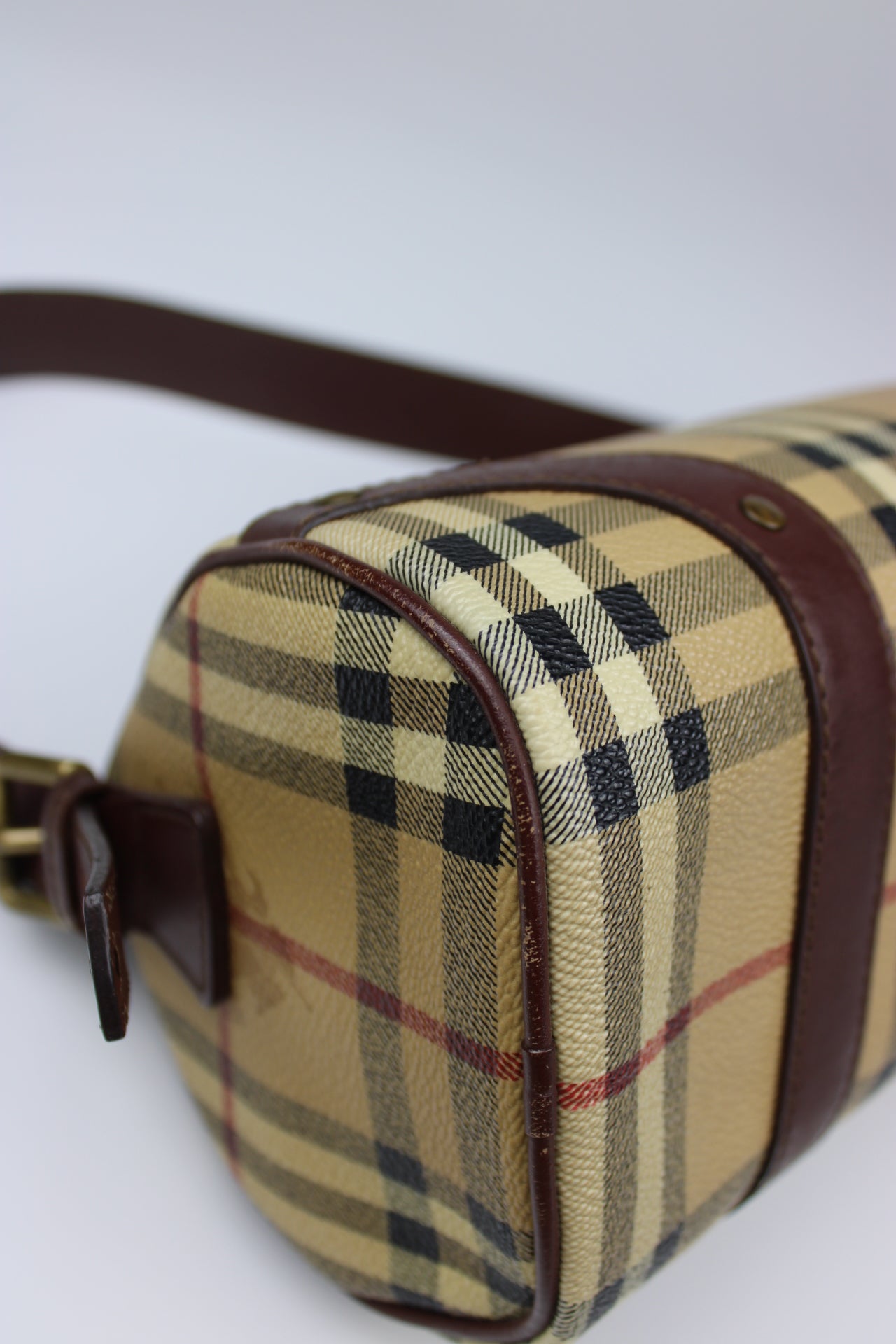 Burberry Haymarket Shoulder Bag 2005