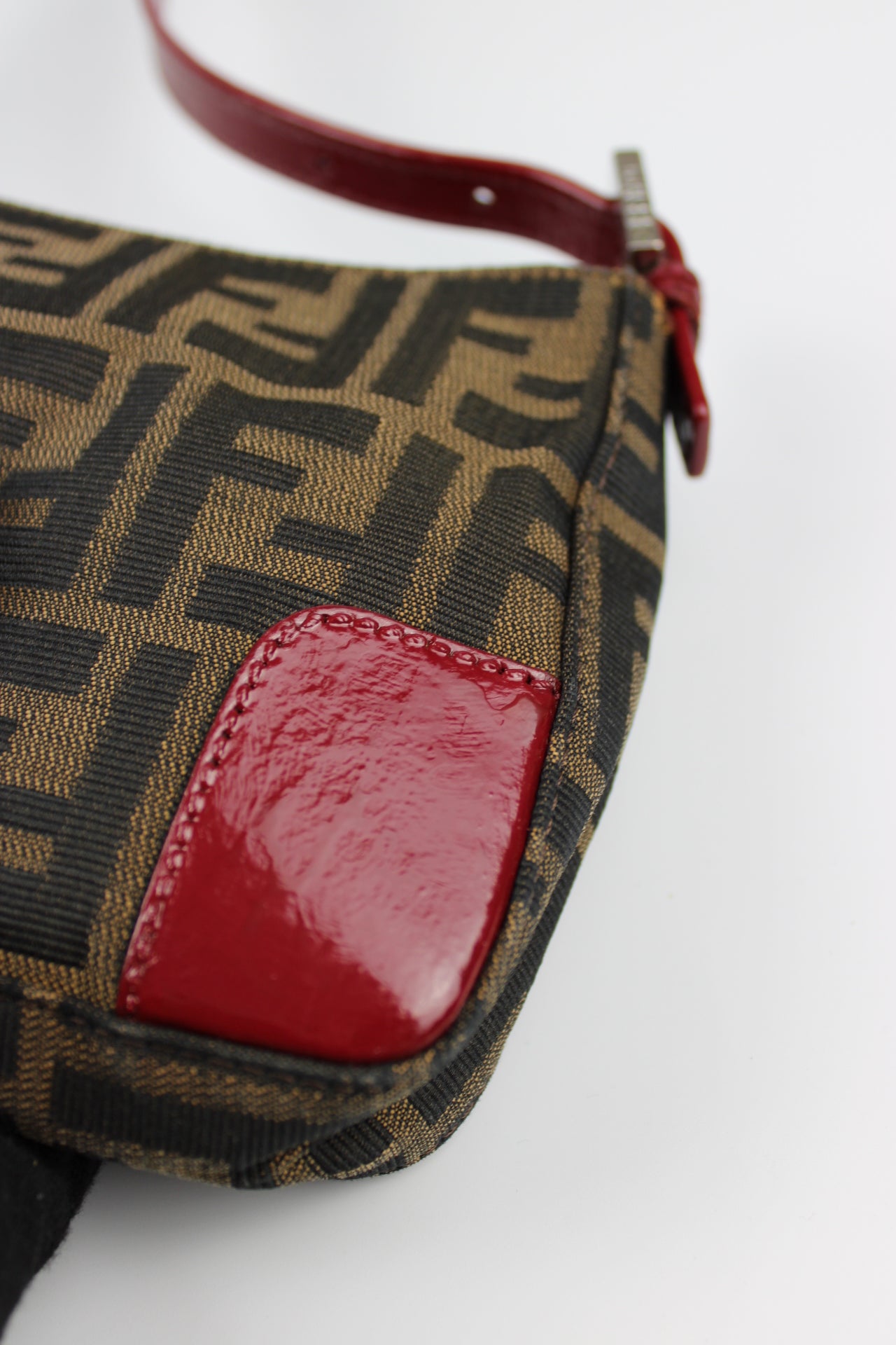 Fendi Zucca Pochette Bag (Restored)