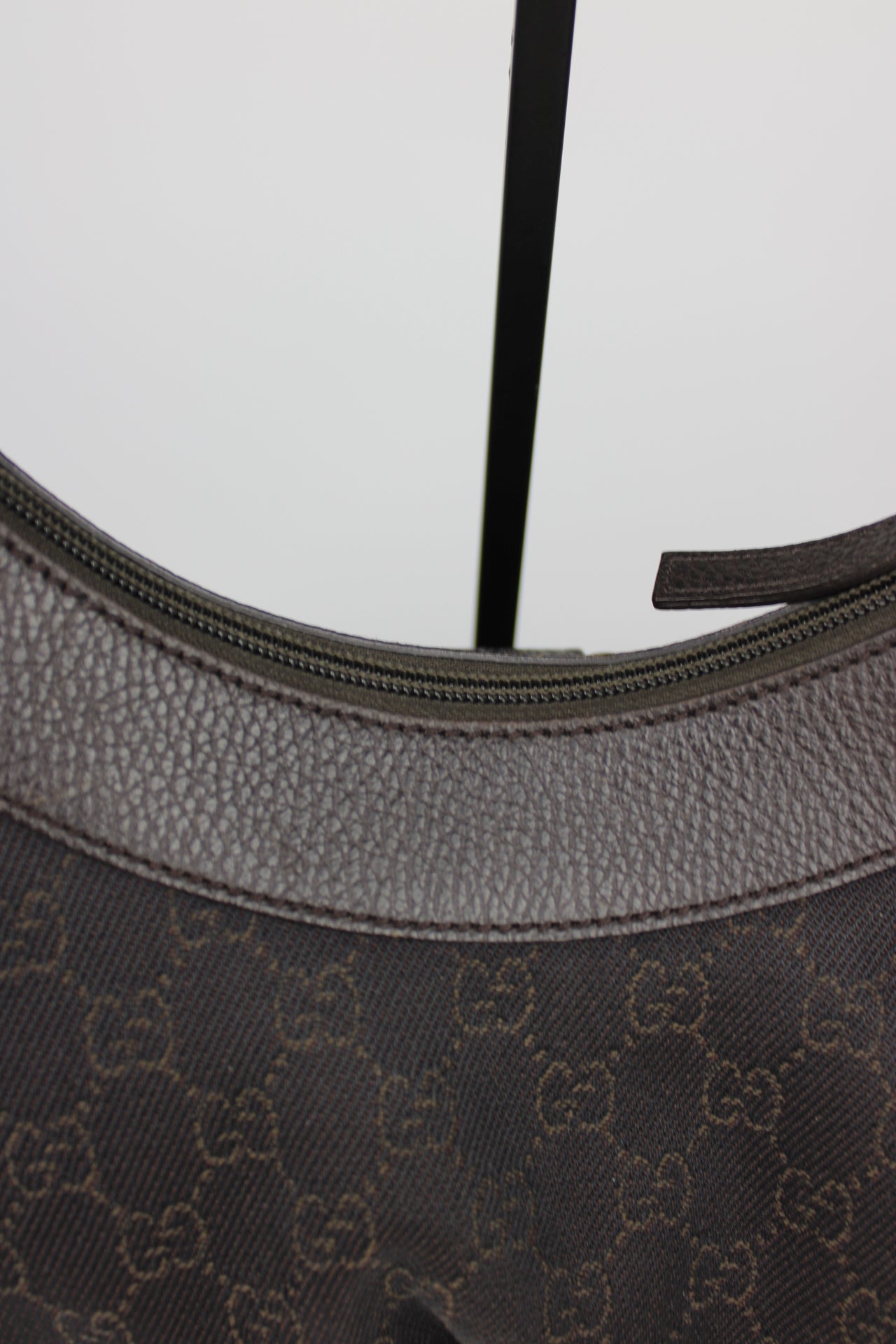 Gucci Monogram Abbey Denim Bag
