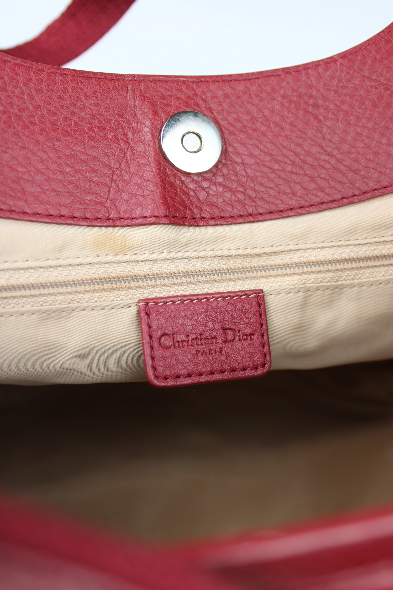 Dior Monogram Columbus Hobo Bag 2006