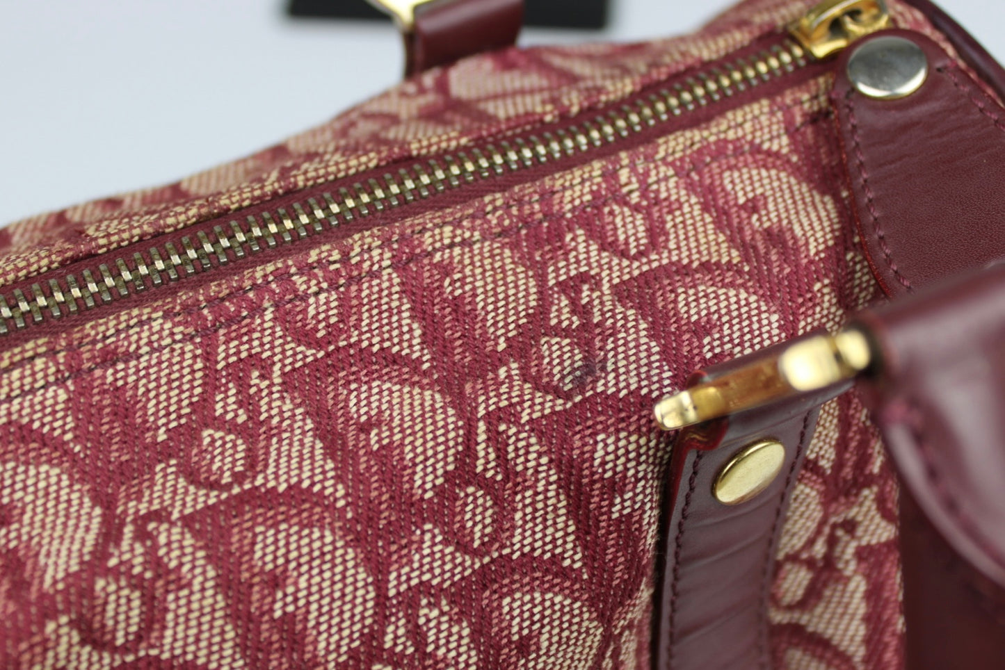 Dior Monogram Trotter Boston Bag 2004