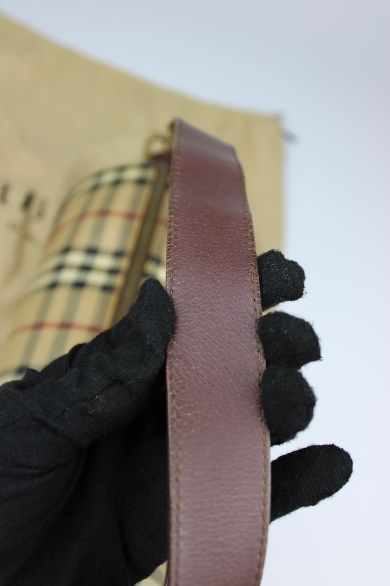 Burberry Haymarket Shoulder Bag 2005