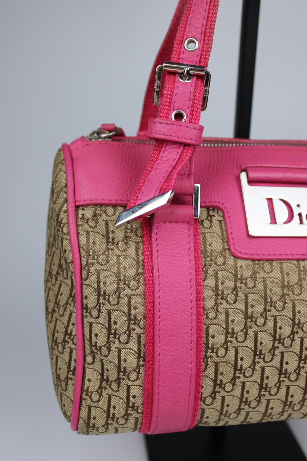 Dior Monogram Columbus Boston Bag 2005